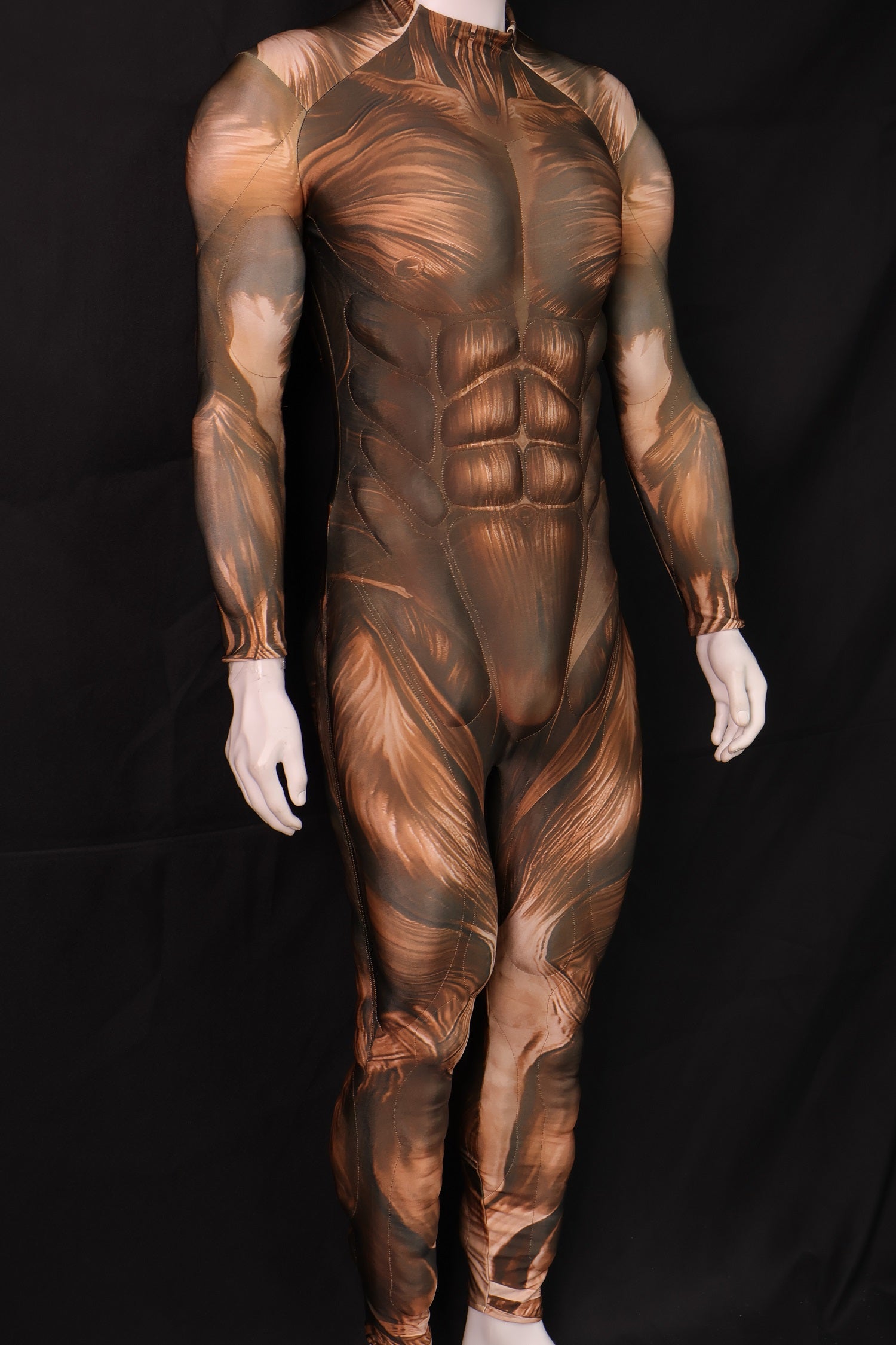 Brown Beast Biomechanical Tunics - Custom Personalized 3D Lycra Suit