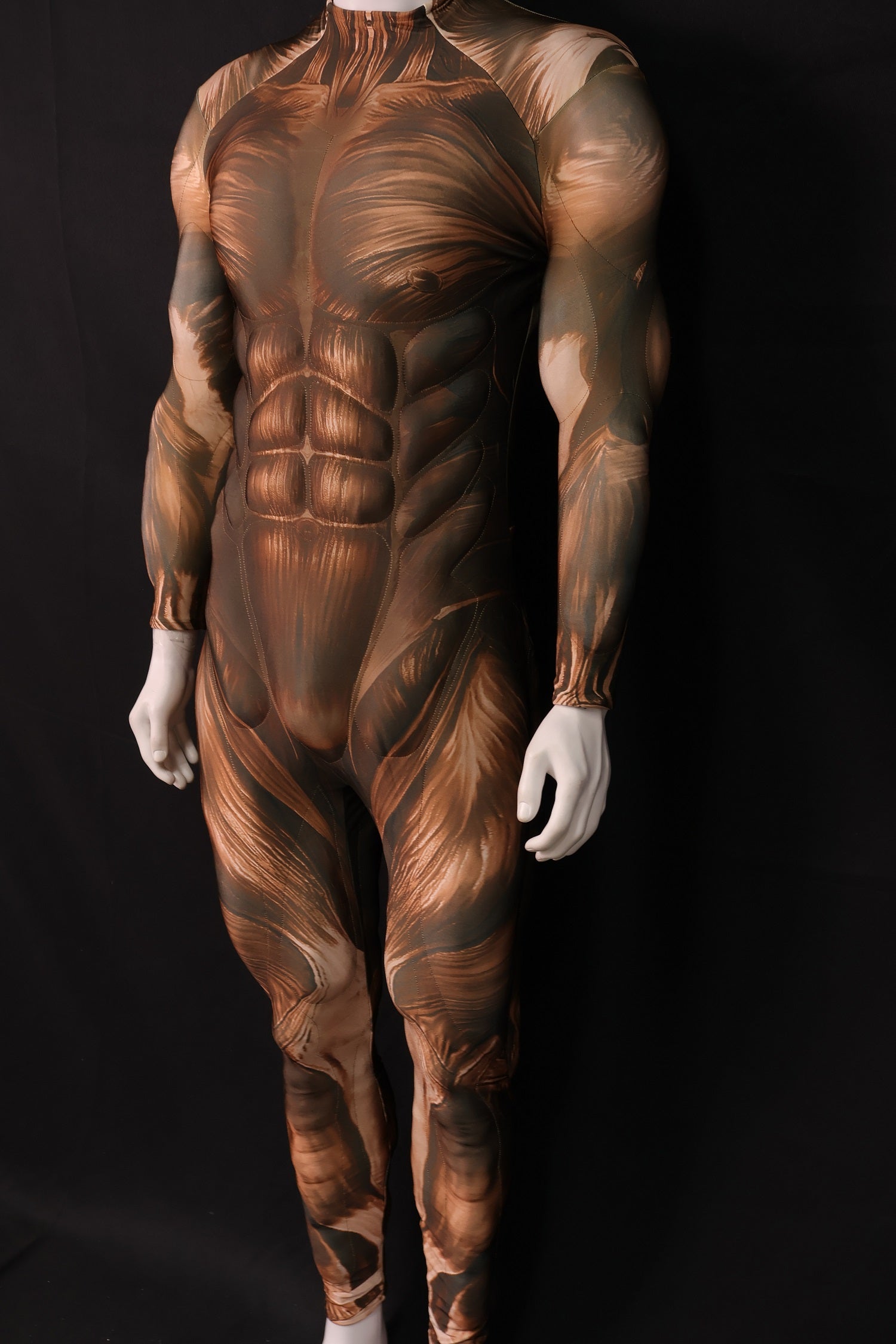 Brown Beast Biomechanical Tunics - Custom Personalized 3D Lycra Suit