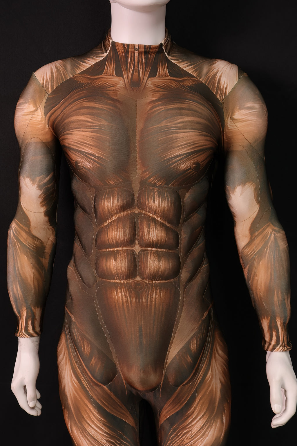 Brown Beast Biomechanical Tunics - Custom Personalized 3D Lycra Suit