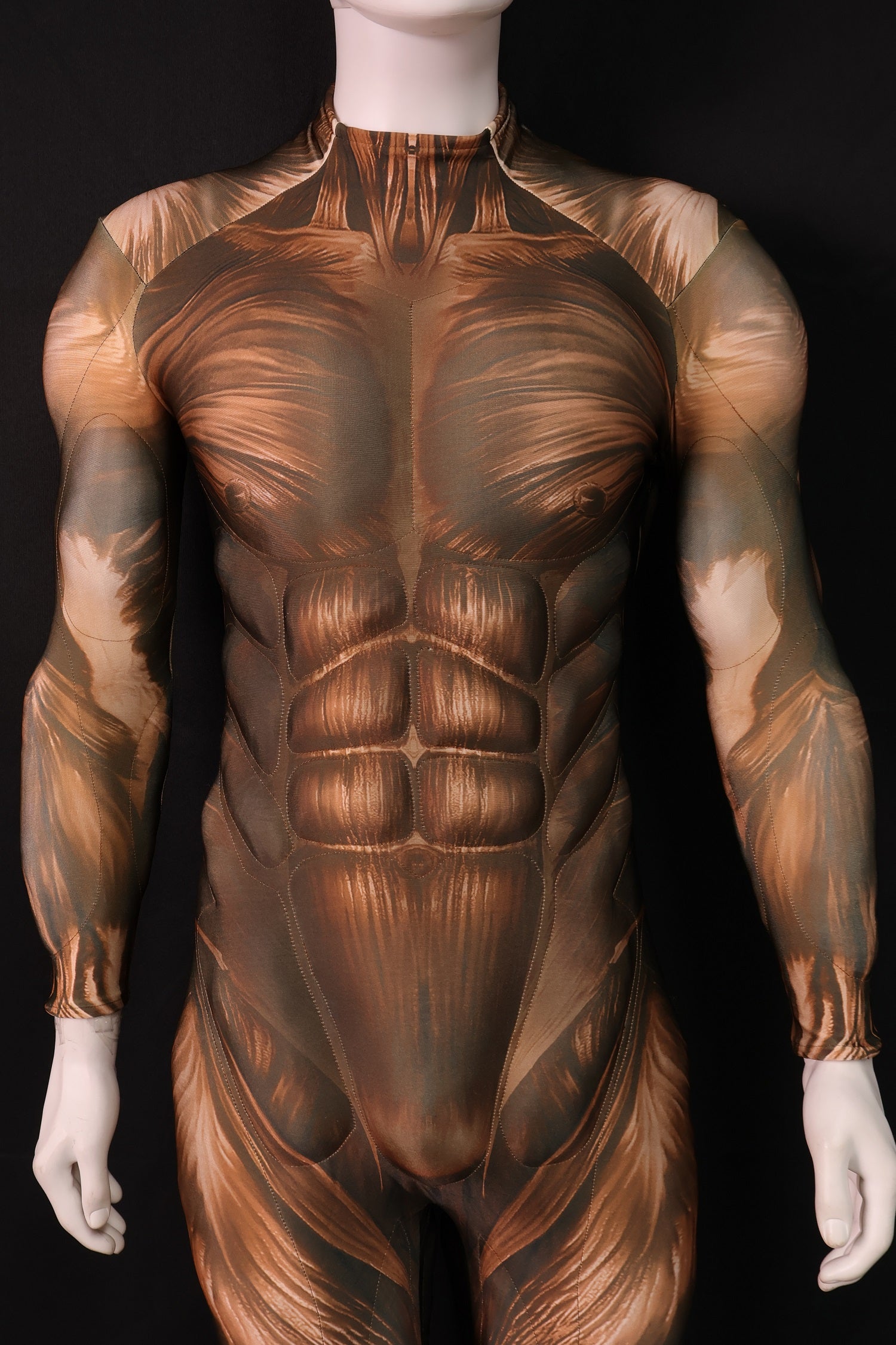 Brown Beast Biomechanical Tunics - Custom Personalized 3D Lycra Suit