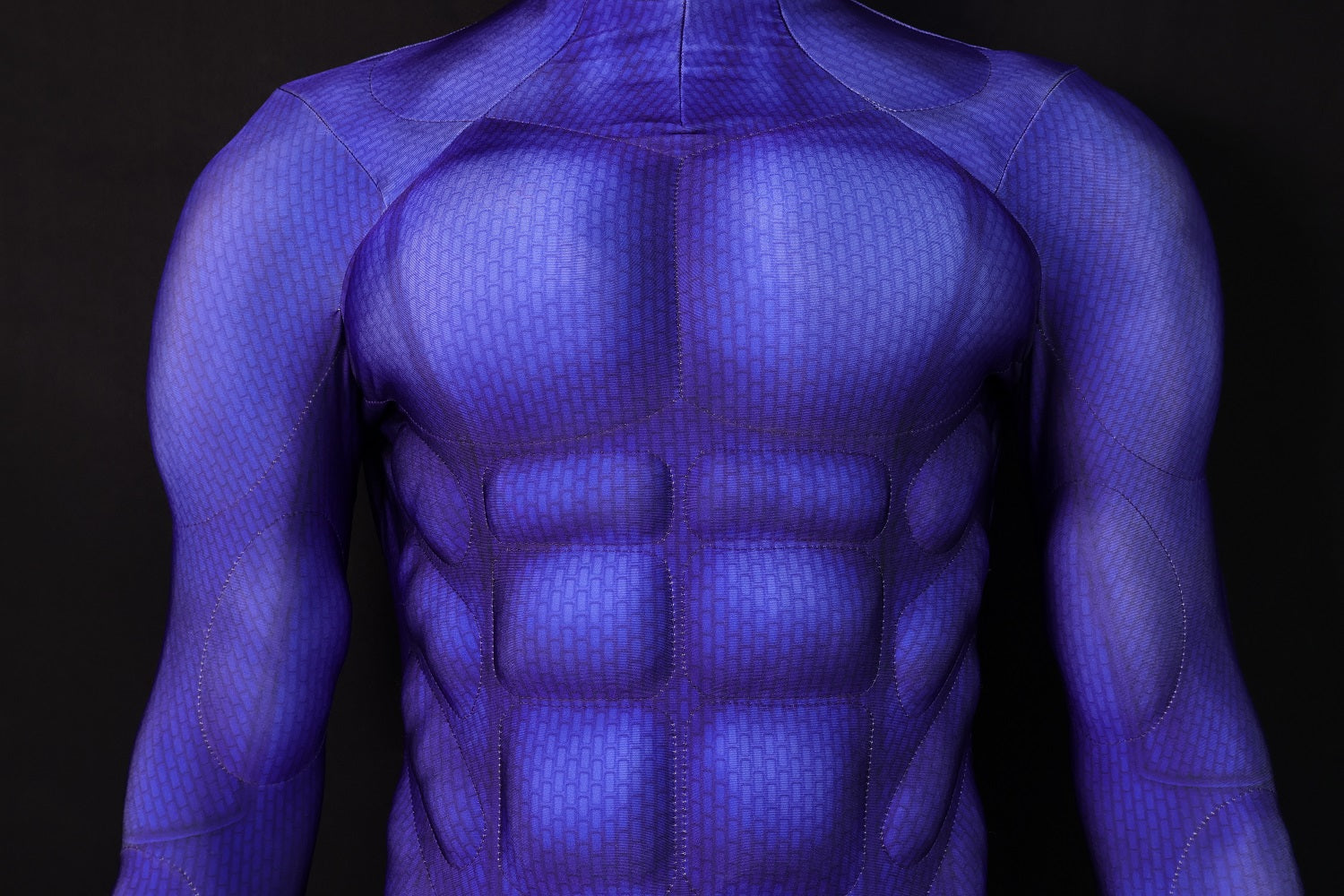 Deep Indigo Shadow Cosplay Garb - Custom Personalized 3D Lycra Suit