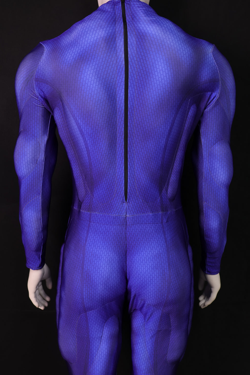 Deep Indigo Shadow Cosplay Garb - Custom Personalized 3D Lycra Suit