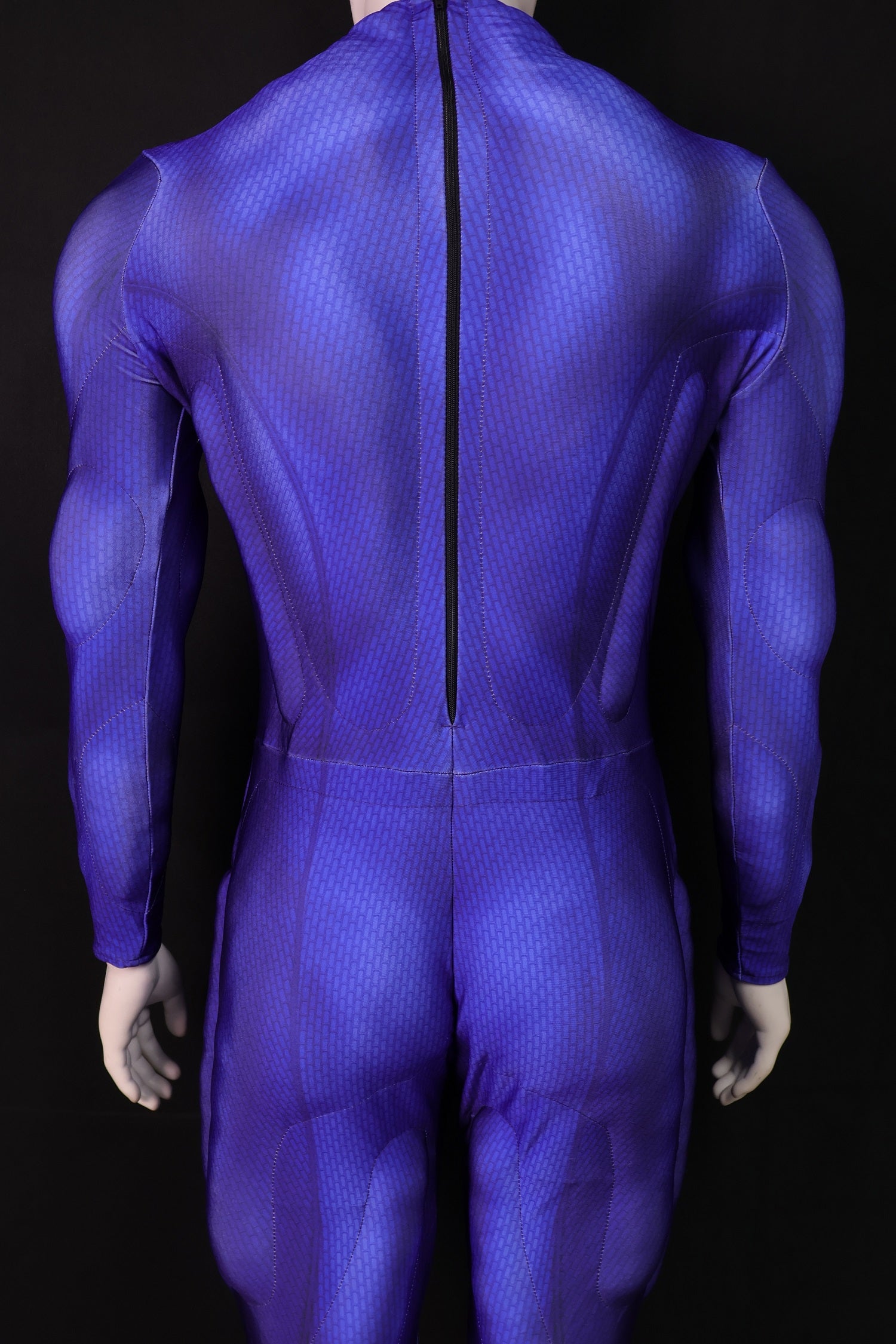 Deep Indigo Shadow Cosplay Garb - Custom Personalized 3D Lycra Suit