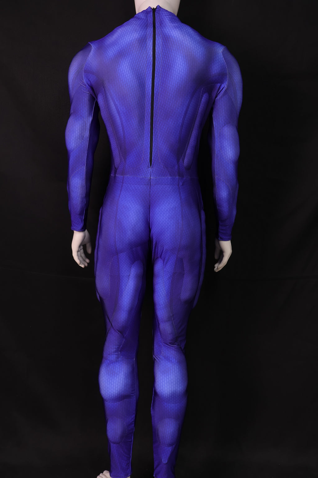 Deep Indigo Shadow Cosplay Garb - Custom Personalized 3D Lycra Suit