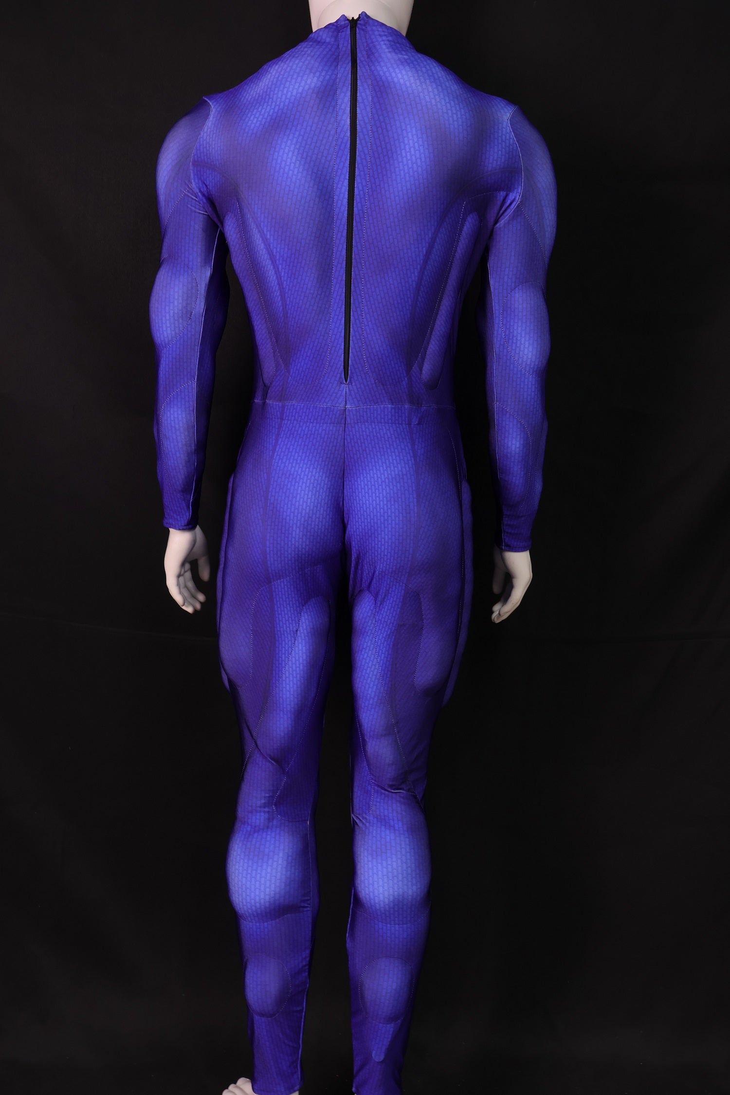 Deep Indigo Shadow Cosplay Garb - Custom Personalized 3D Lycra Suit
