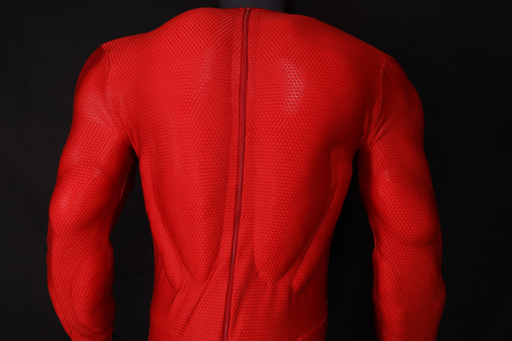 Screen Printed Red Muscle Jumpsuit - Custom Personalized 3D Lycra Suit