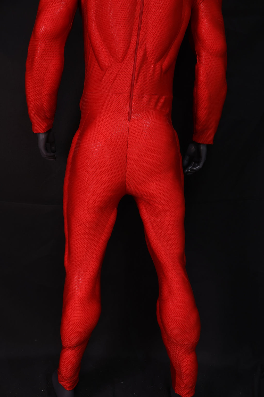 Screen Printed Red Muscle Jumpsuit - Custom Personalized 3D Lycra Suit