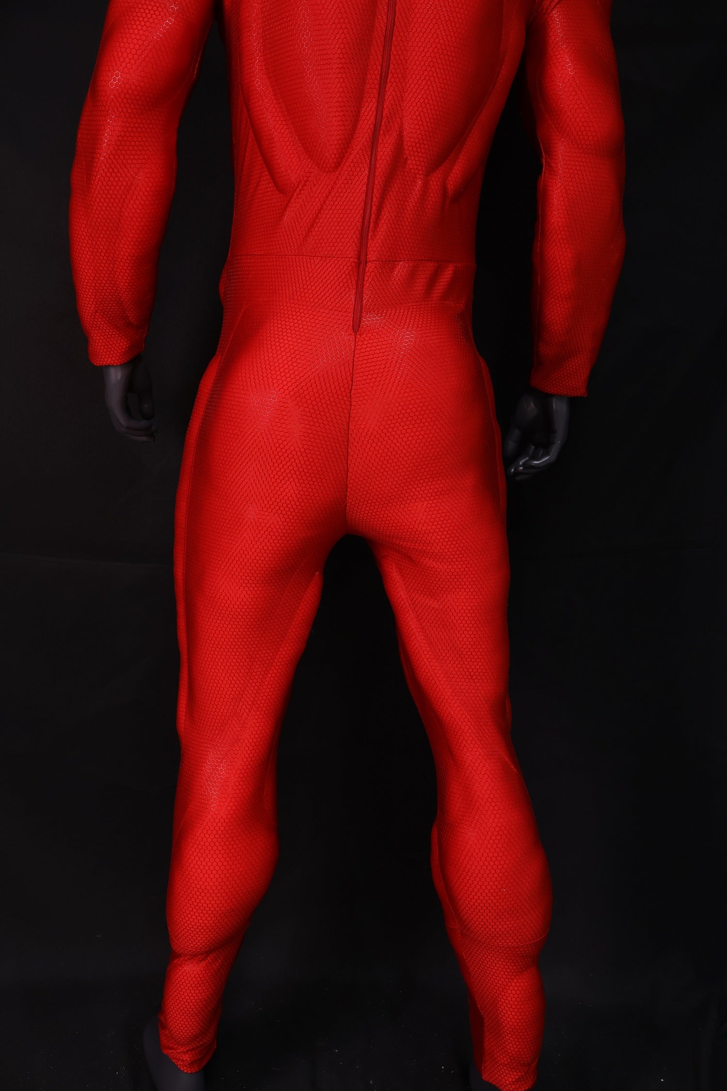 Screen Printed Red Muscle Jumpsuit - Custom Personalized 3D Lycra Suit