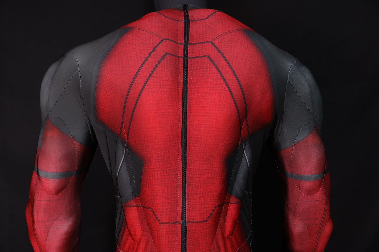 Red Black Paneled Habit - Custom Personalized 3D Lycra Suit