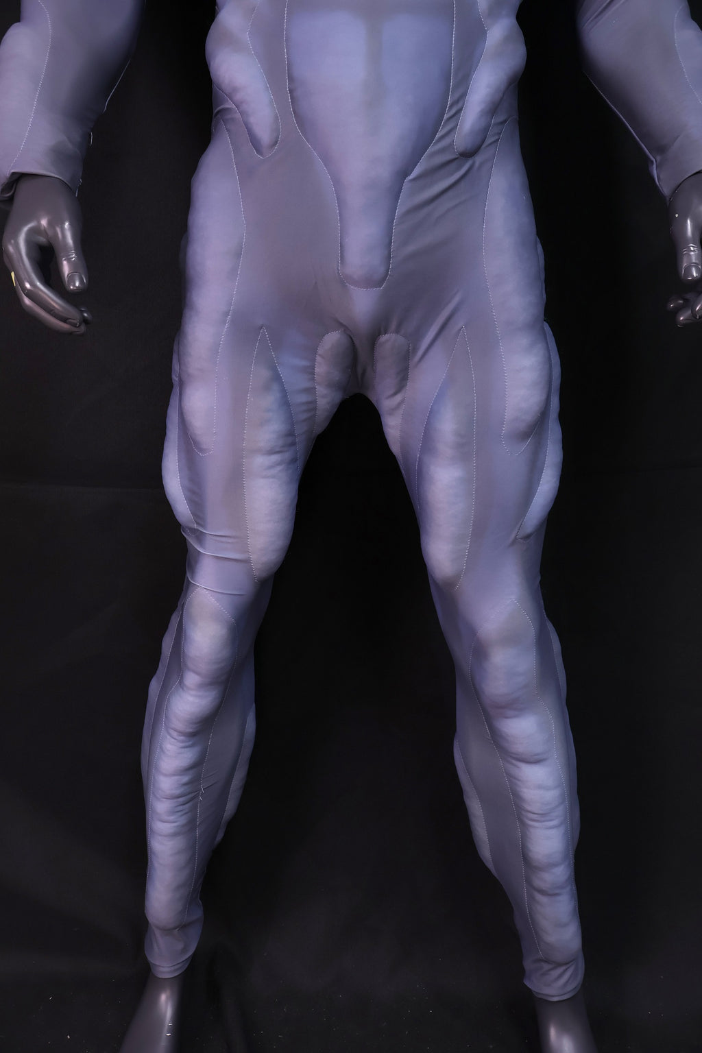 Pale Blue Muscle Shaded Garb - Custom Personalized 3D Lycra Suit
