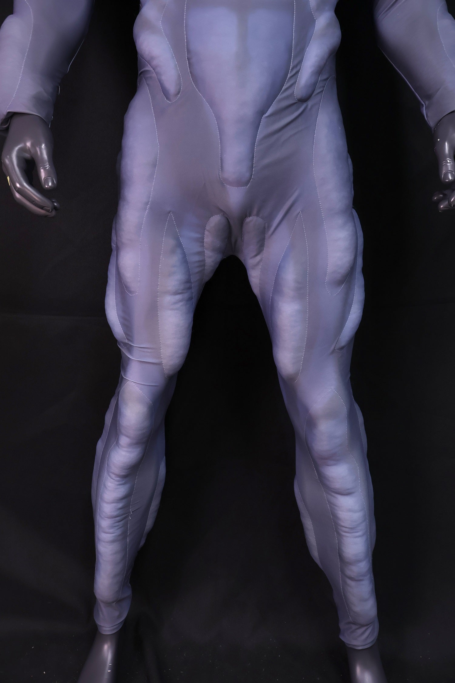 Pale Blue Muscle Shaded Garb - Custom Personalized 3D Lycra Suit