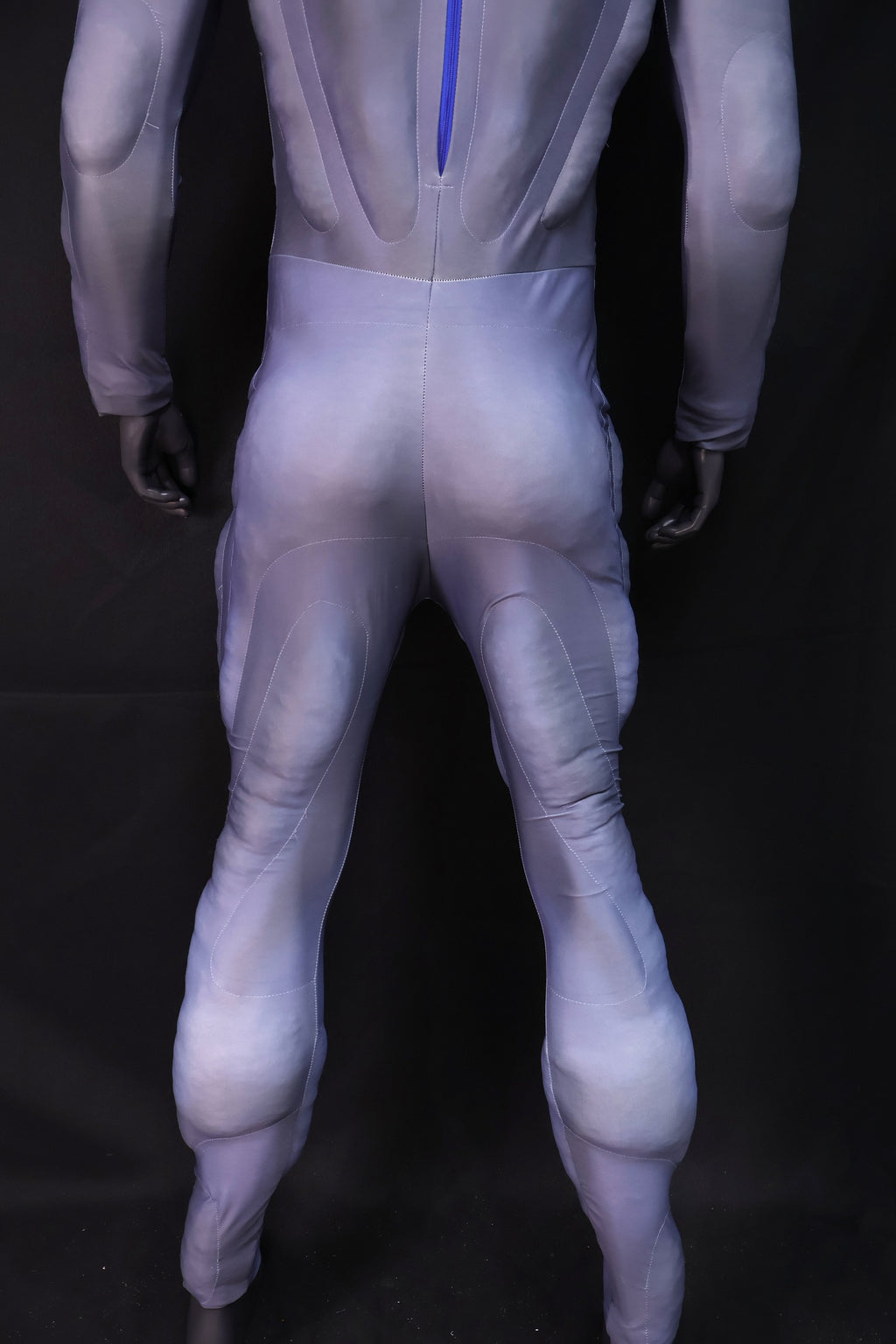 Pale Blue Muscle Shaded Garb - Custom Personalized 3D Lycra Suit