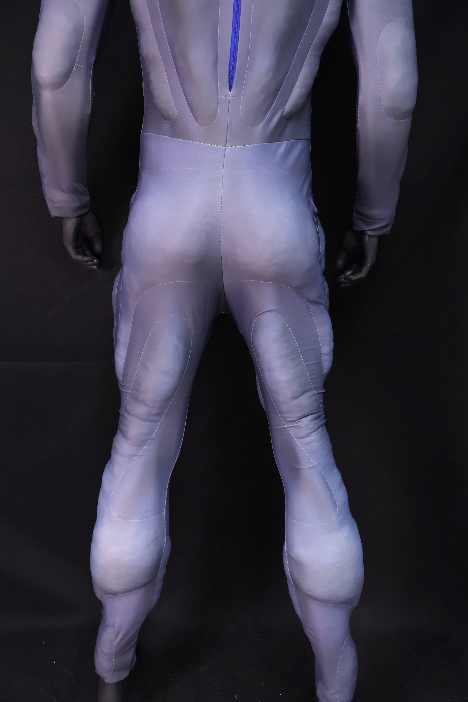 Pale Blue Muscle Shaded Garb - Custom Personalized 3D Lycra Suit