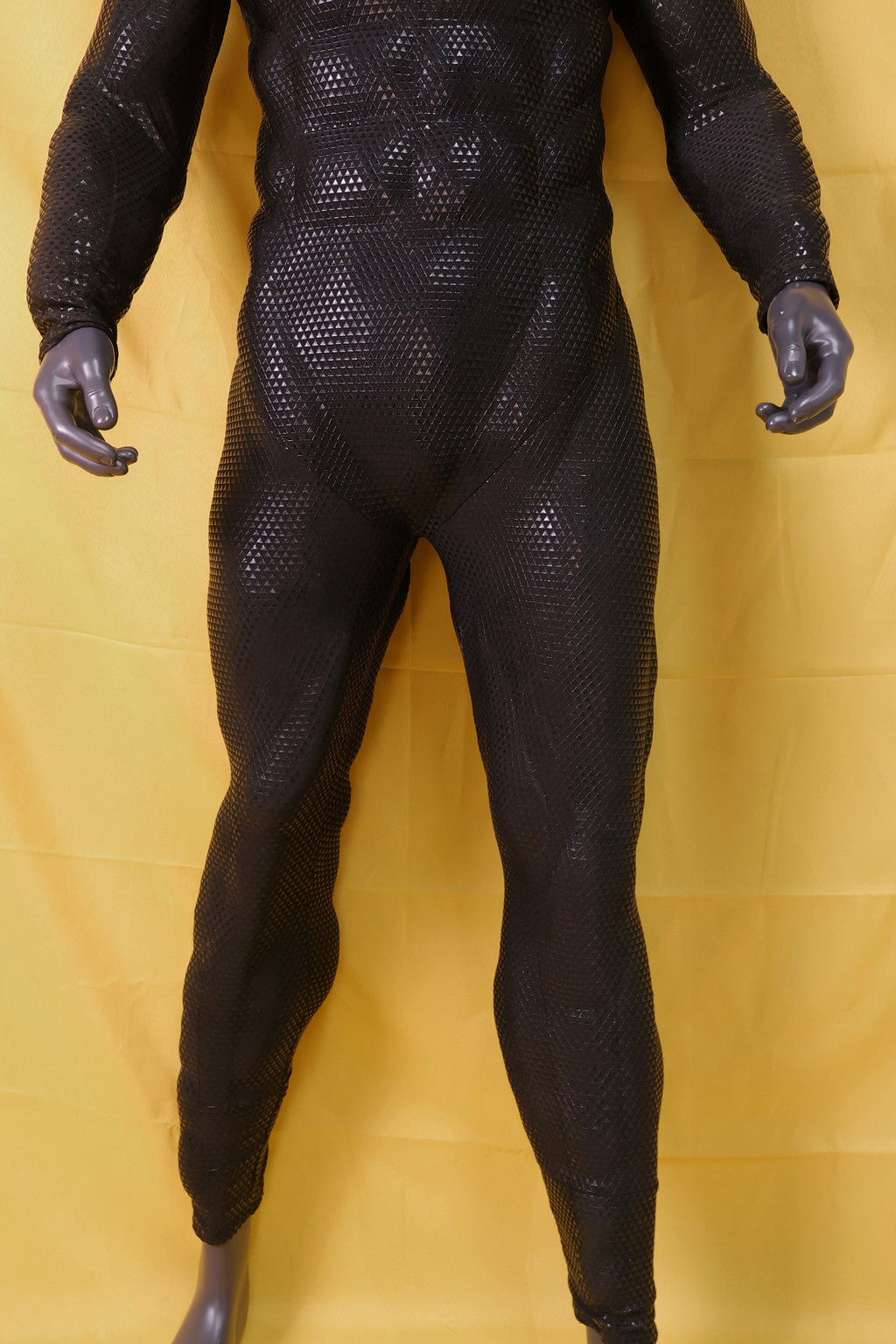 Screen Printed Black Muscle Suit - Custom Personalized 3D Lycra Gear