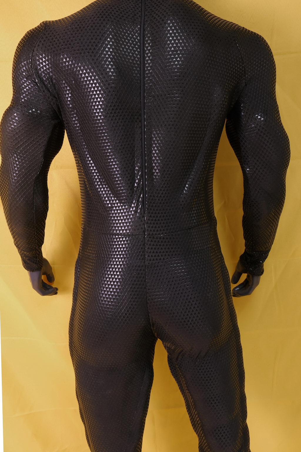 Screen Printed Black Muscle Suit - Custom Personalized 3D Lycra Gear