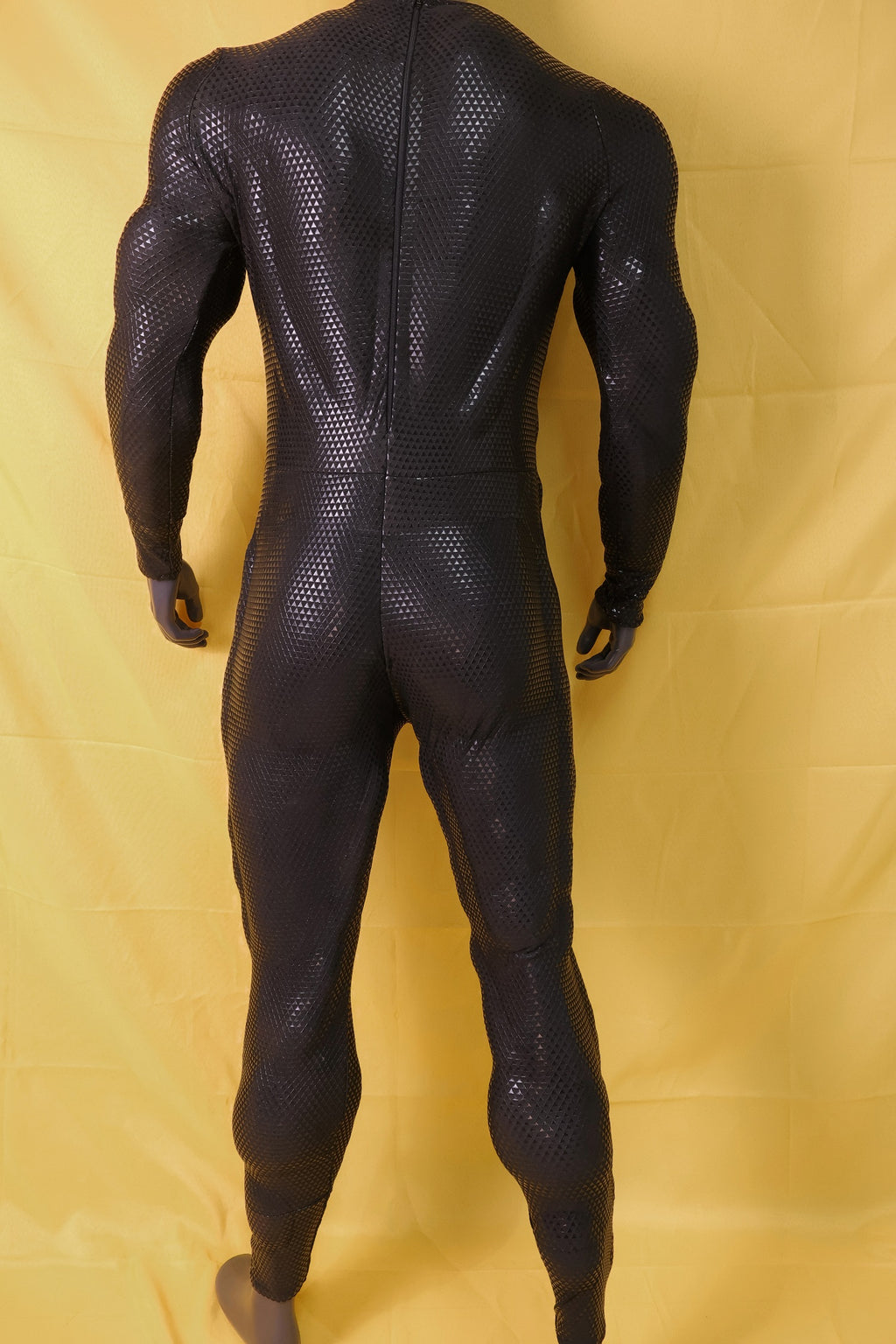 Screen Printed Black Muscle Suit - Custom Personalized 3D Lycra Gear