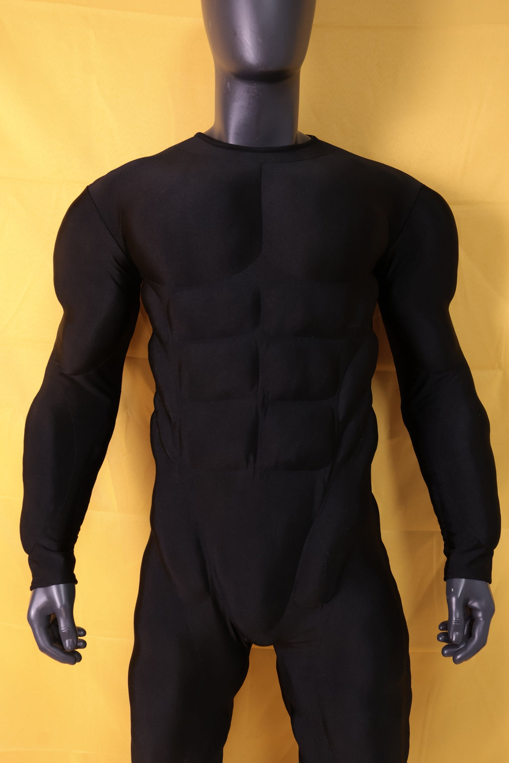 Matte Black Muscle Suit - Custom Personalized 3D Lycra Gear