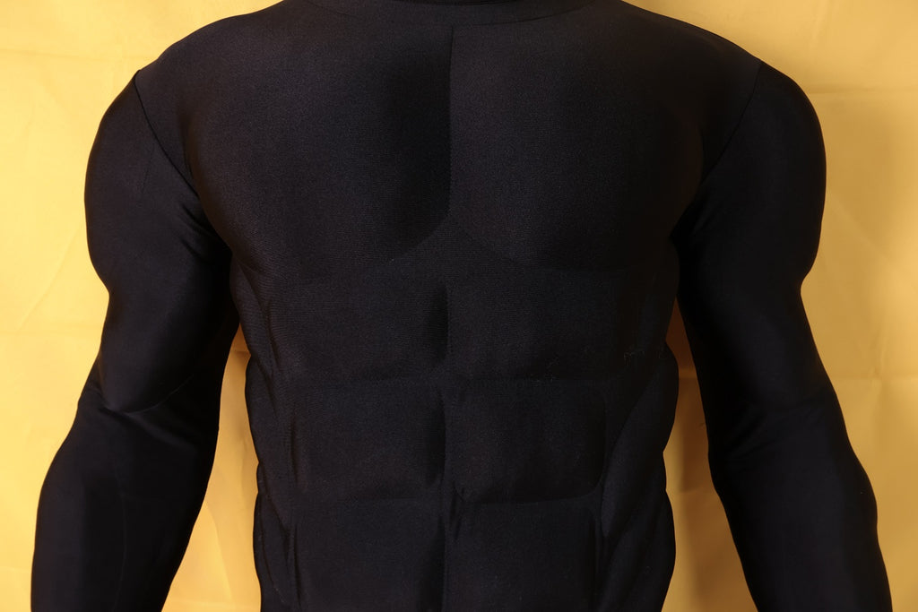 Matte Black Muscle Suit - Custom Personalized 3D Lycra Gear