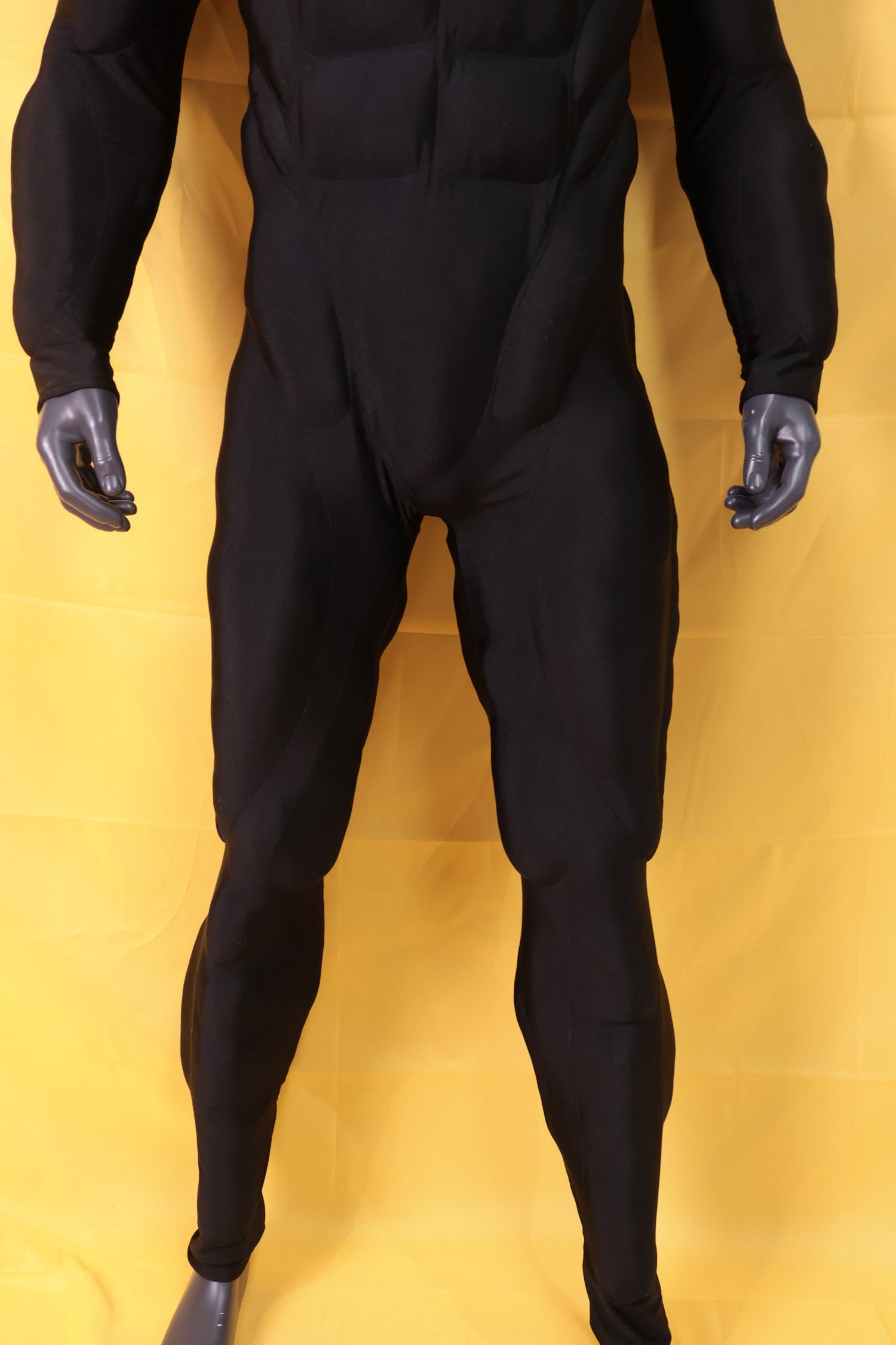 Matte Black Muscle Suit - Custom Personalized 3D Lycra Gear