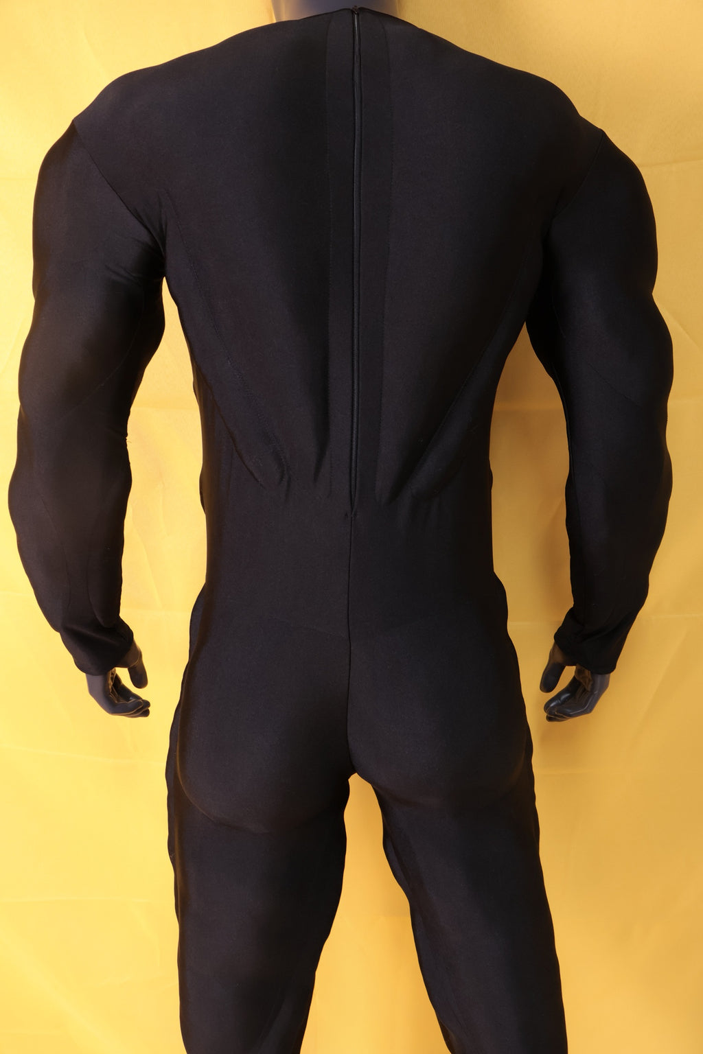 Matte Black Muscle Suit - Custom Personalized 3D Lycra Gear