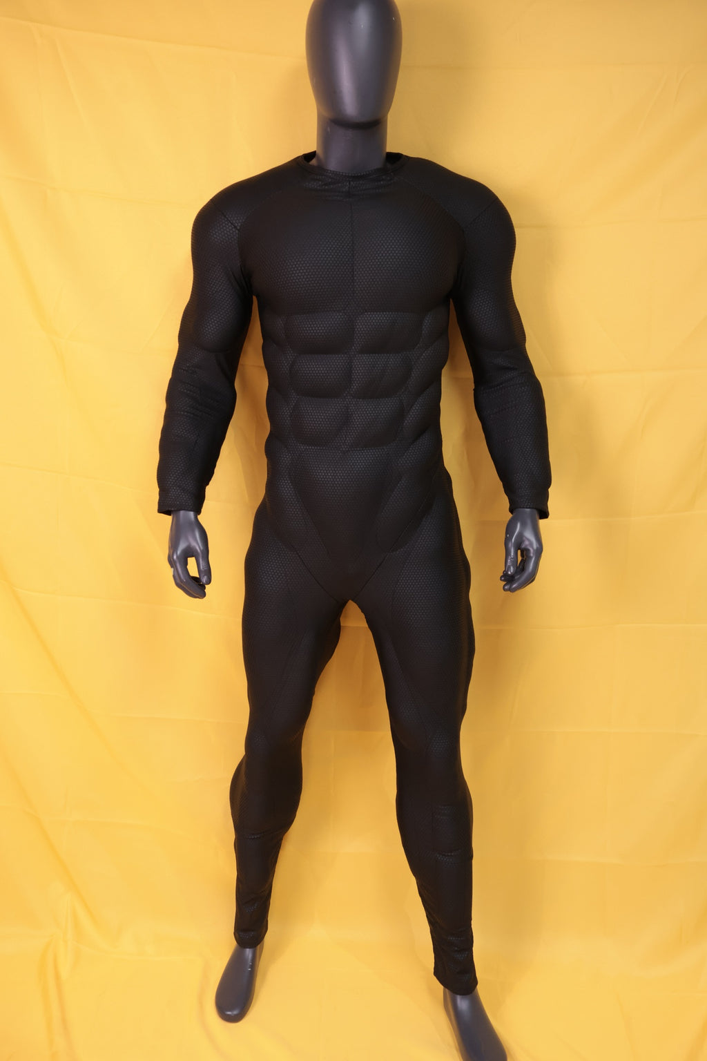 Screen Printed Black Muscle Suit - Custom Personalized 3D Lycra Gear