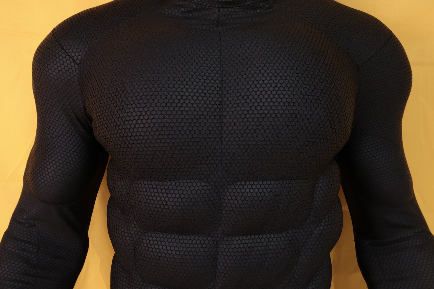 Screen Printed Black Muscle Suit - Custom Personalized 3D Lycra Gear