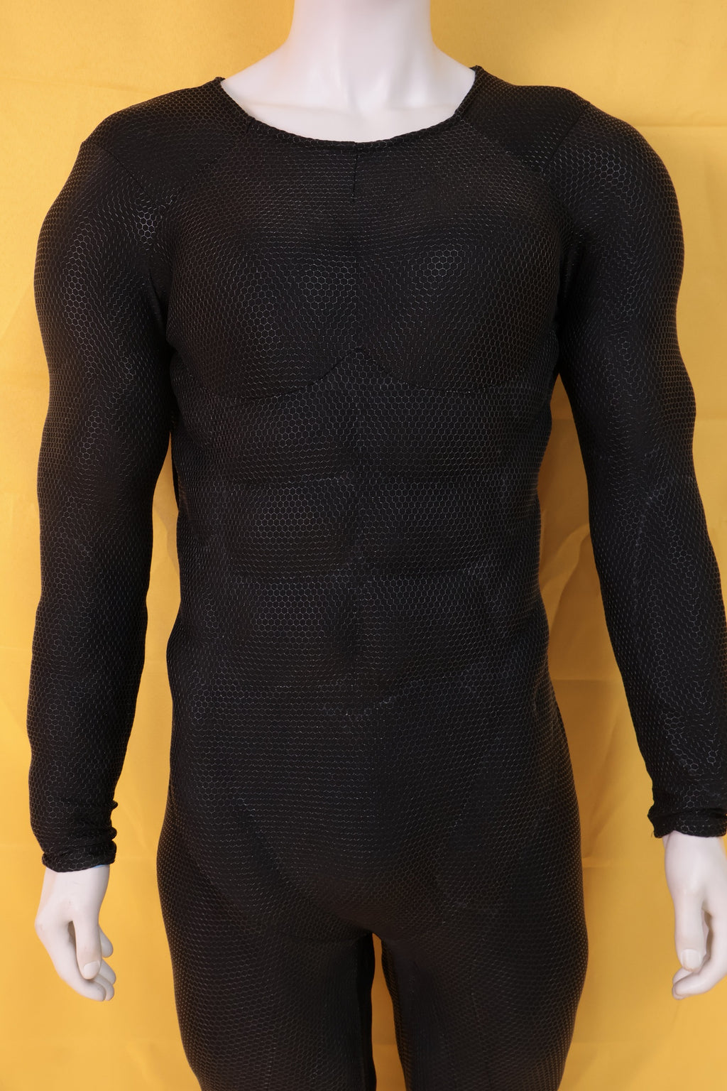 Screen Printed Black Muscle Suit - Custom Personalized 3D Lycra Gear