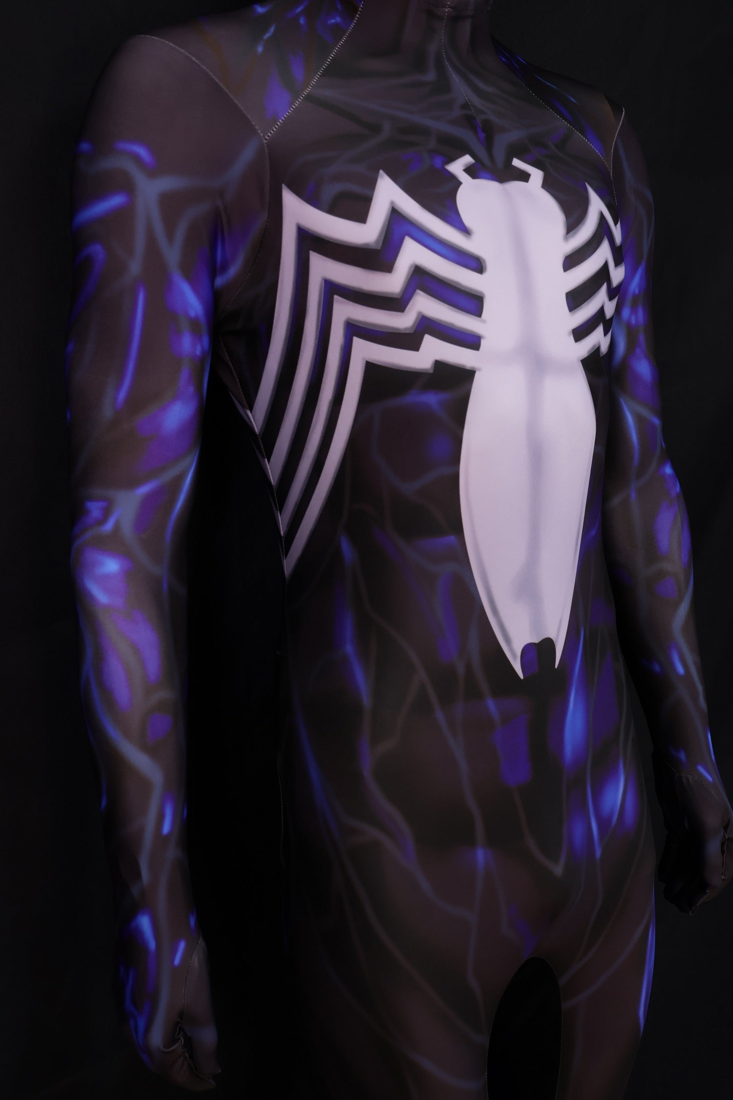 Customized Cosplay Costume Venom Symbiote Dark Men