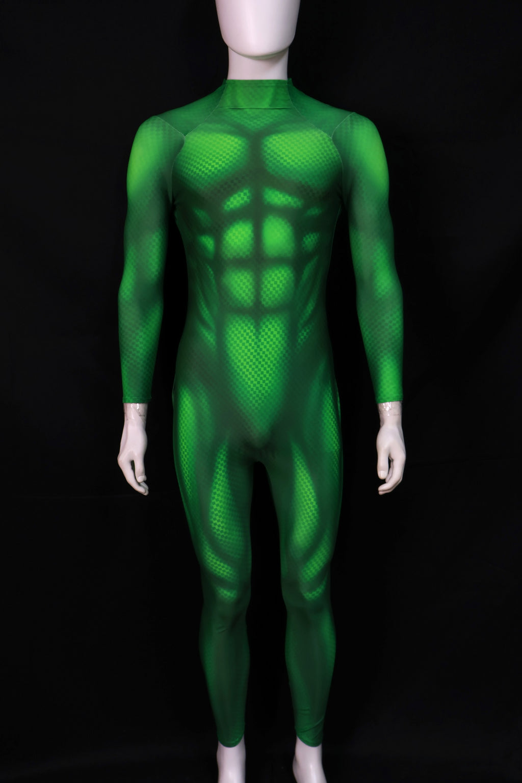 Custom Commissioned Cosplay Jumpsuit as Green Muscle Shading Men