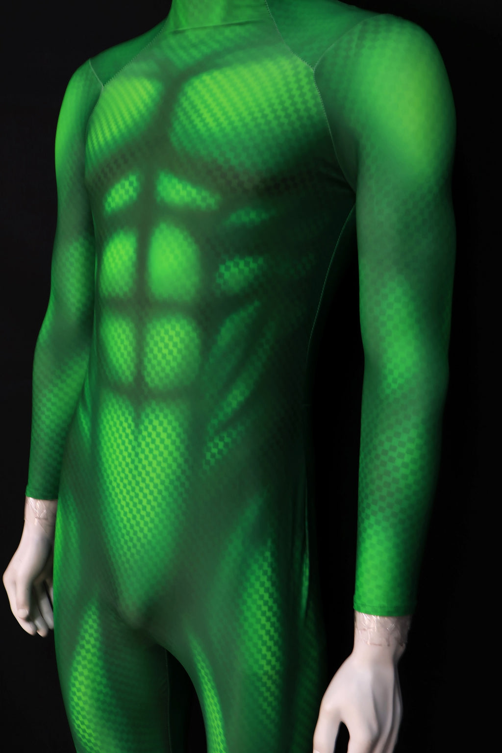 Custom Commissioned Cosplay Jumpsuit as Green Muscle Shading Men