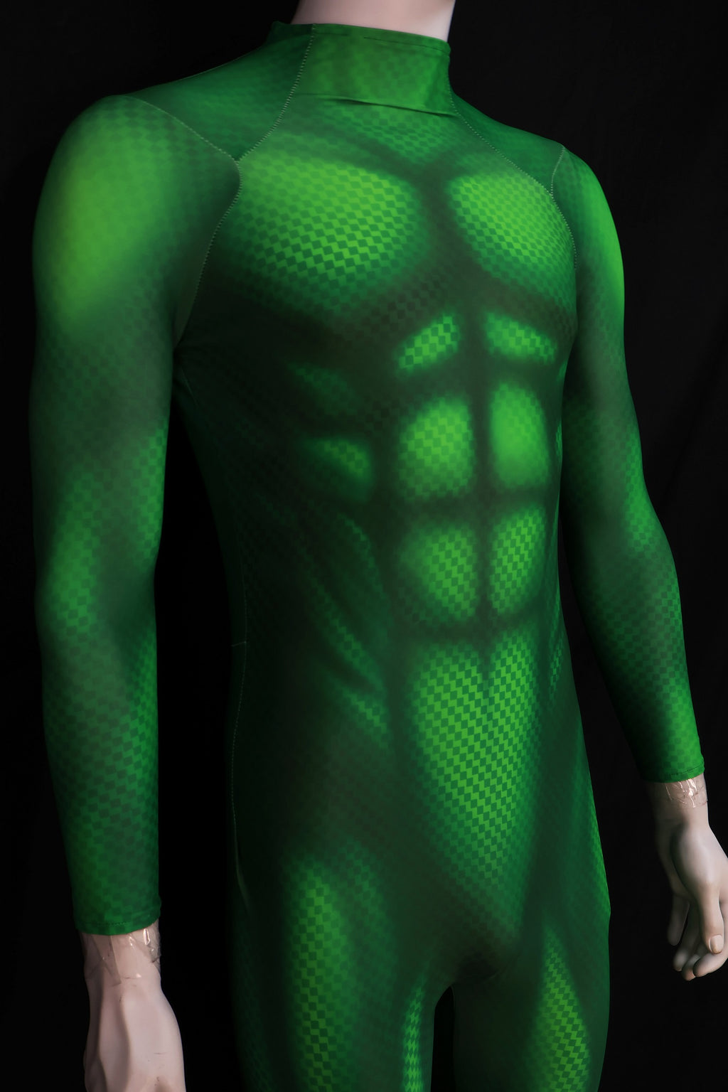 Custom Commissioned Cosplay Jumpsuit as Green Muscle Shading Men