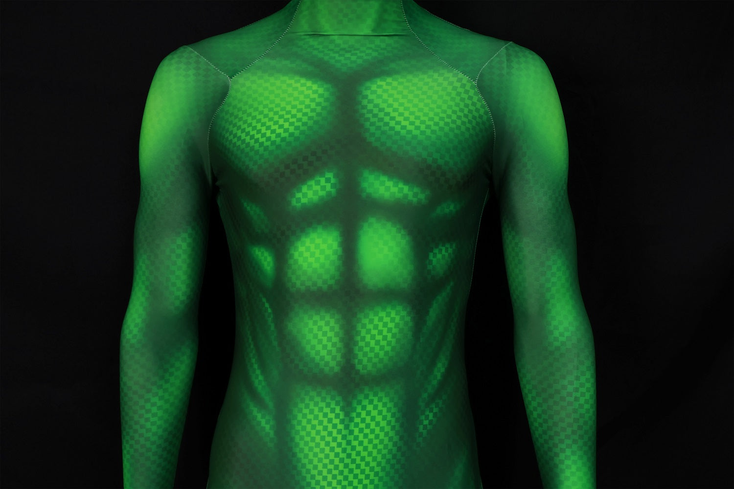 Custom Commissioned Cosplay Jumpsuit as Green Muscle Shading Men