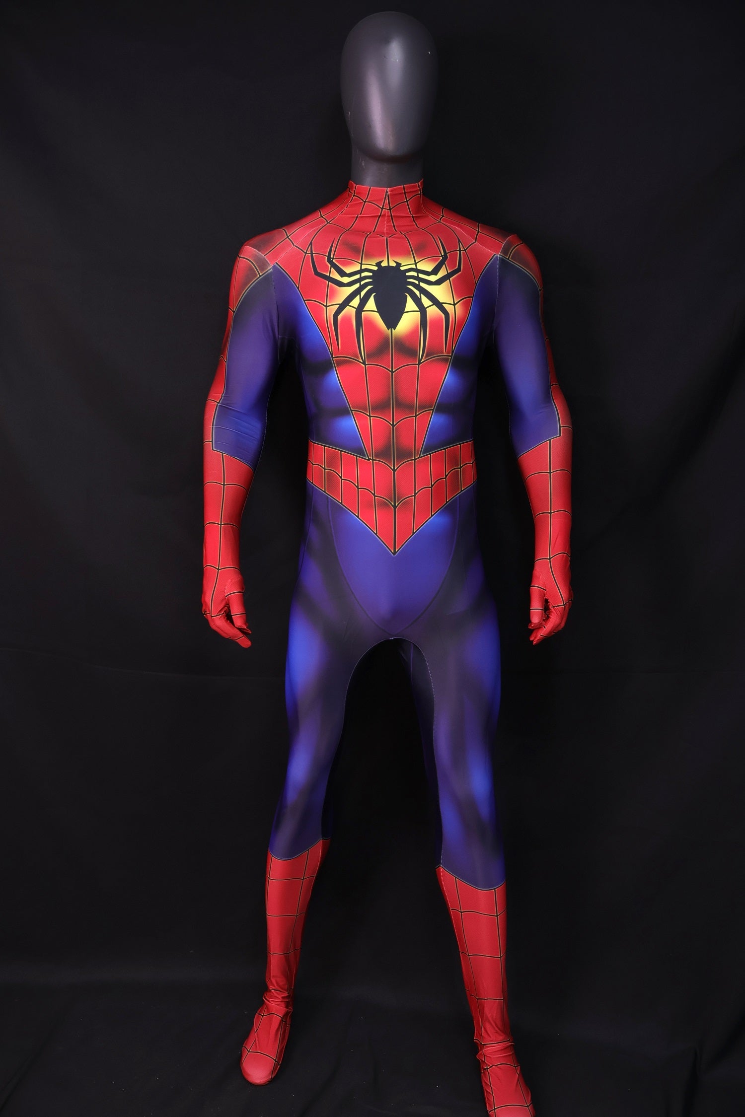Custom Personalized Cosplay Bodysuit of Radoactive Spiderman Men