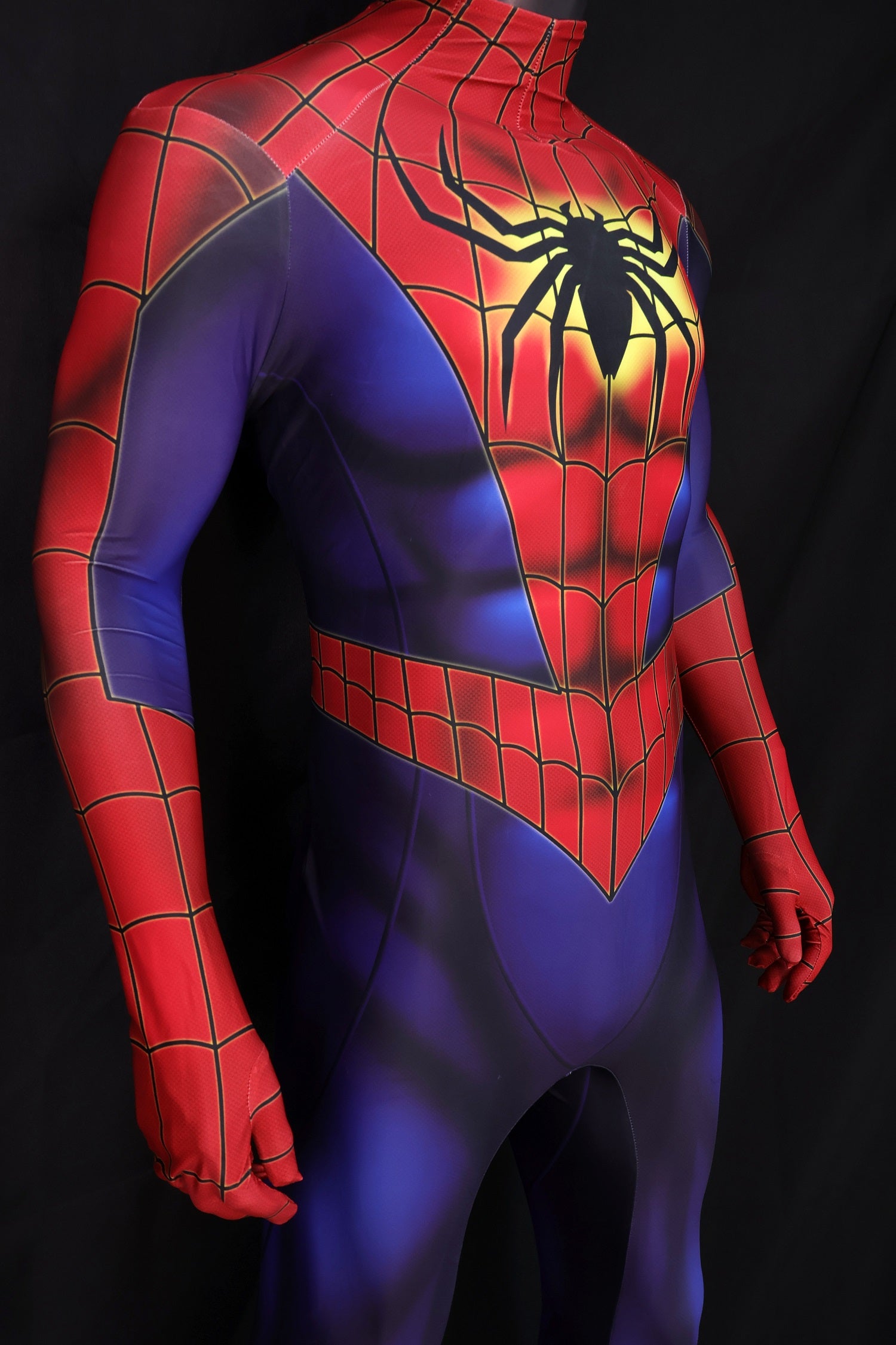 Custom Personalized Cosplay Bodysuit of Radoactive Spiderman Men
