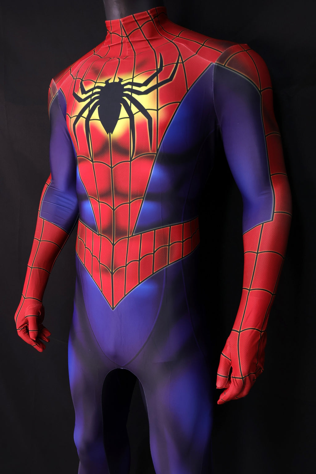 Custom Personalized Cosplay Bodysuit of Radoactive Spiderman Men