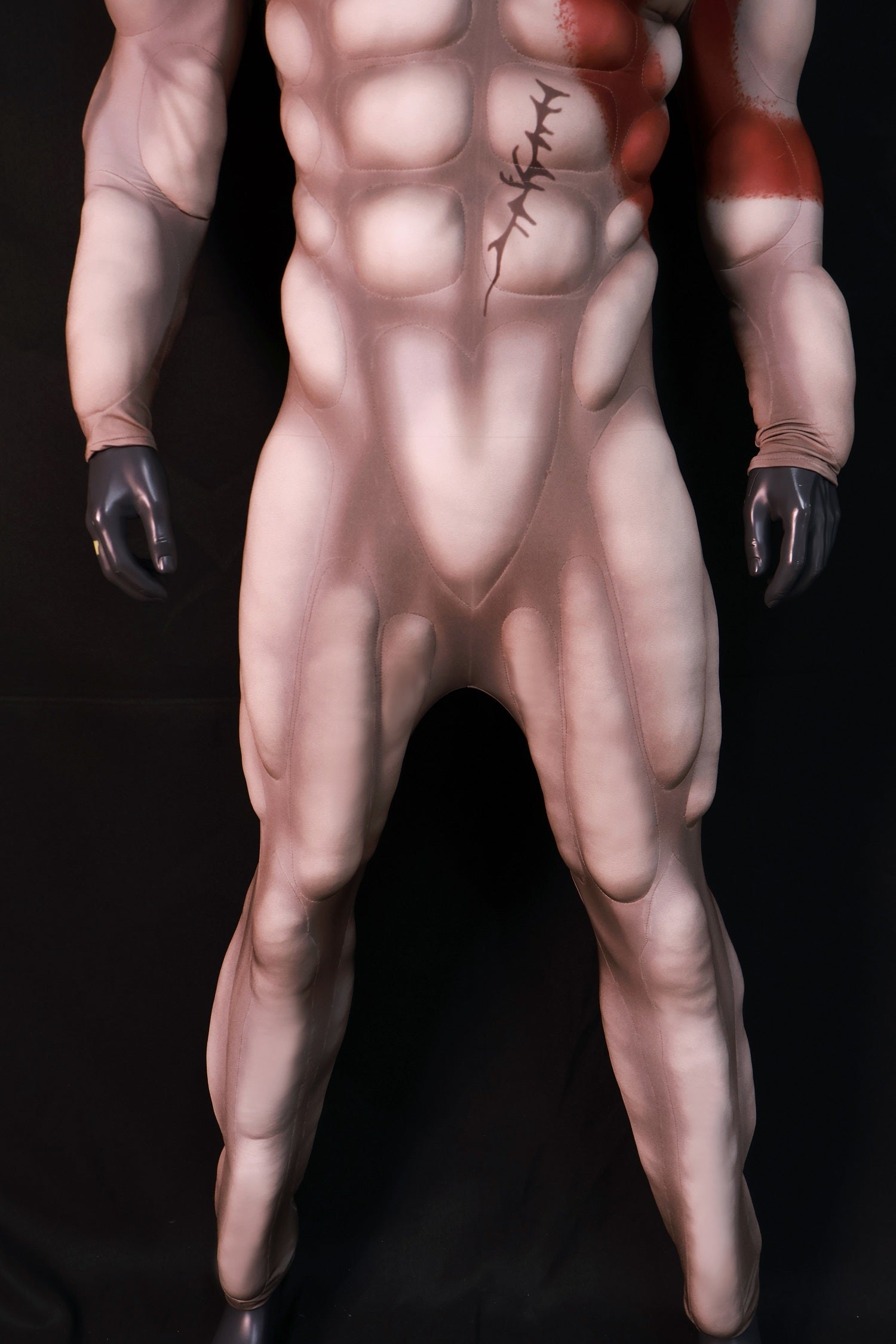 God of War Kratos Cosplay Muscle Suit - Custom Personalized 3D Lycra Gear