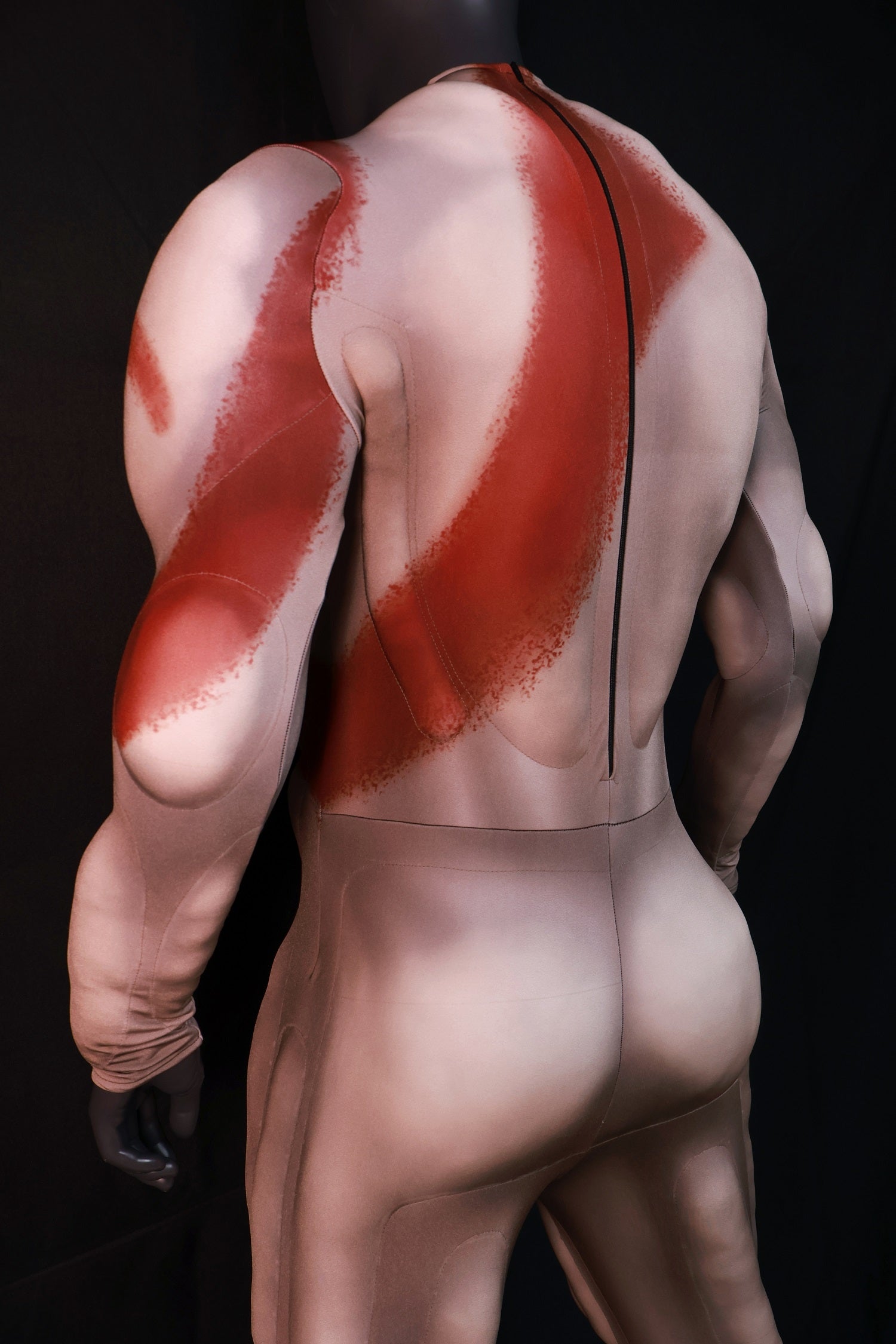 God of War Kratos Cosplay Muscle Suit - Custom Personalized 3D Lycra Gear