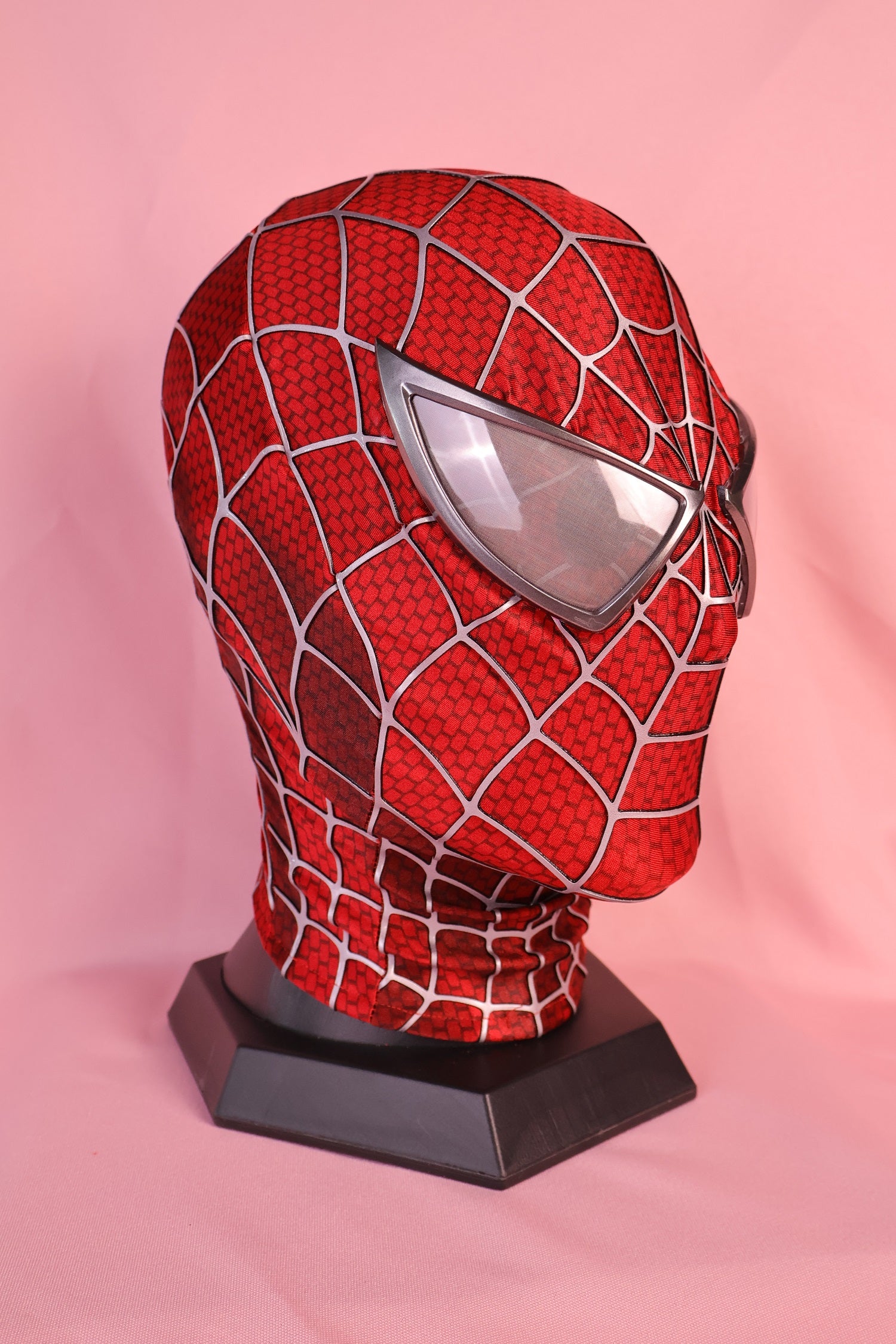 Personalized 3D Raised Web Spider Hood: Amazing Custom Soft Fabric Mask