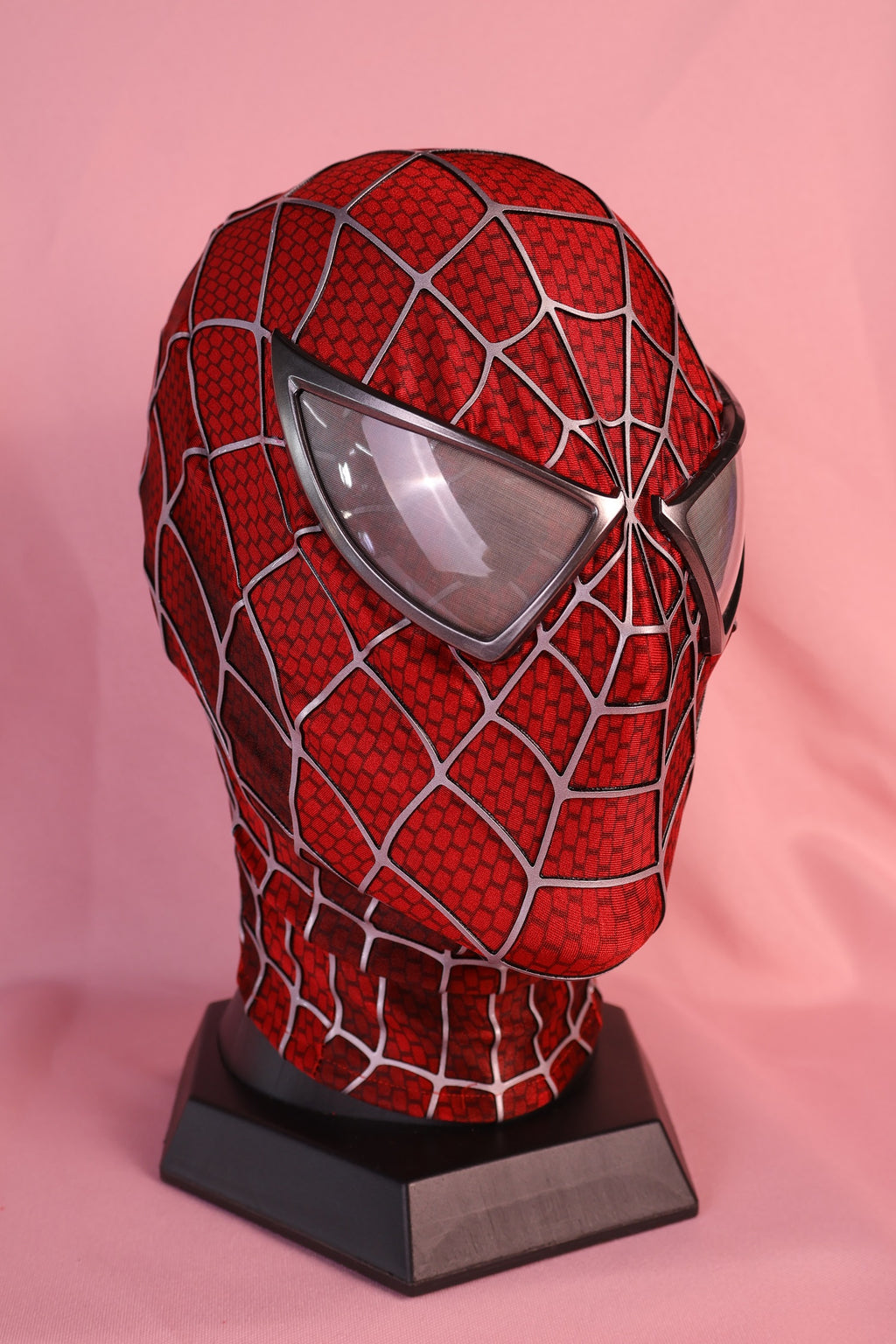 Personalized 3D Raised Web Spider Hood: Amazing Custom Soft Fabric Mask