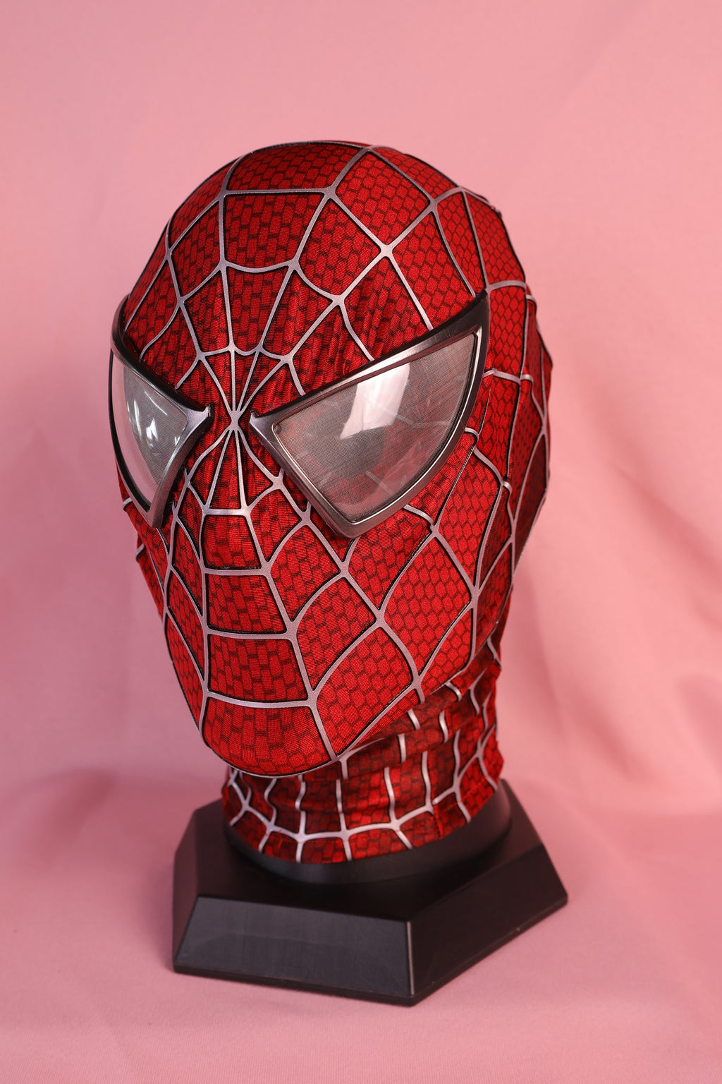 Personalized 3D Raised Web Spider Hood: Amazing Custom Soft Fabric Mask