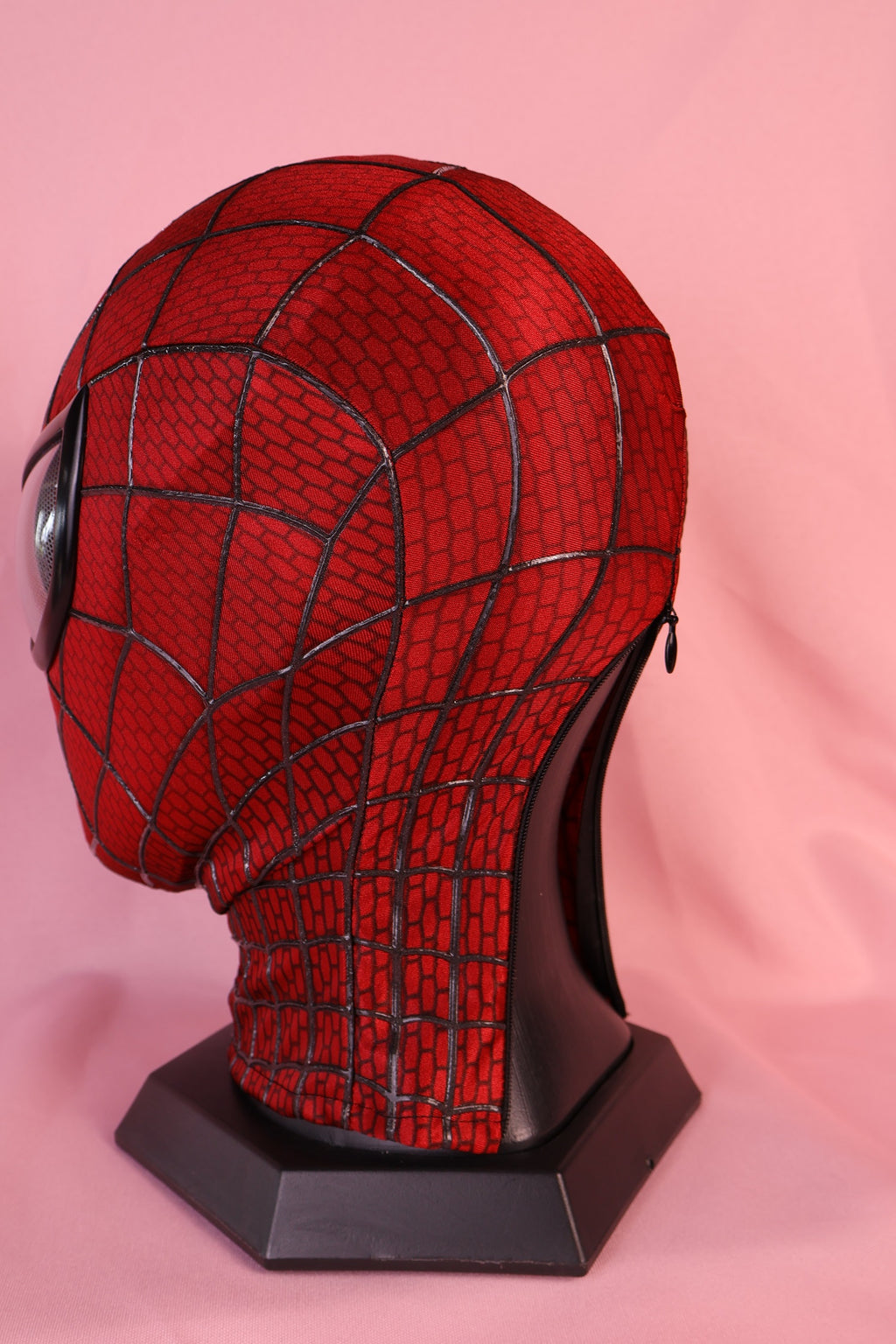 Custom Classic Spider Faceshell: Personalized 3D Mask, Magnetic Lens