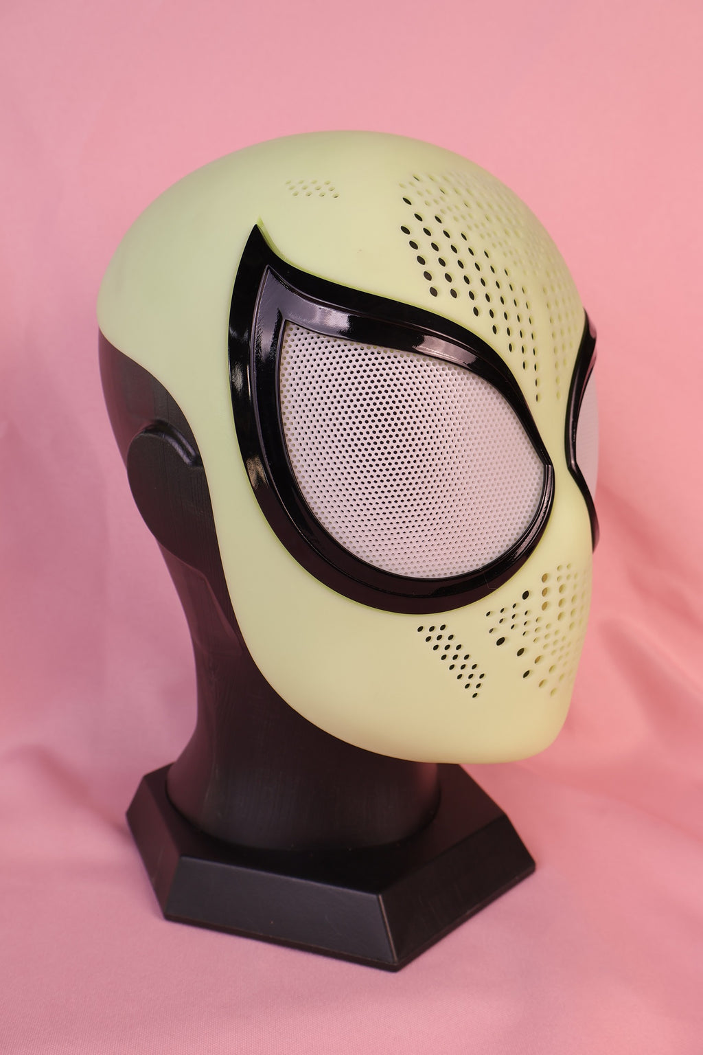 Custom Bold Tear-Drop Lens Spider Hood: PVC Faceshell, Personalized