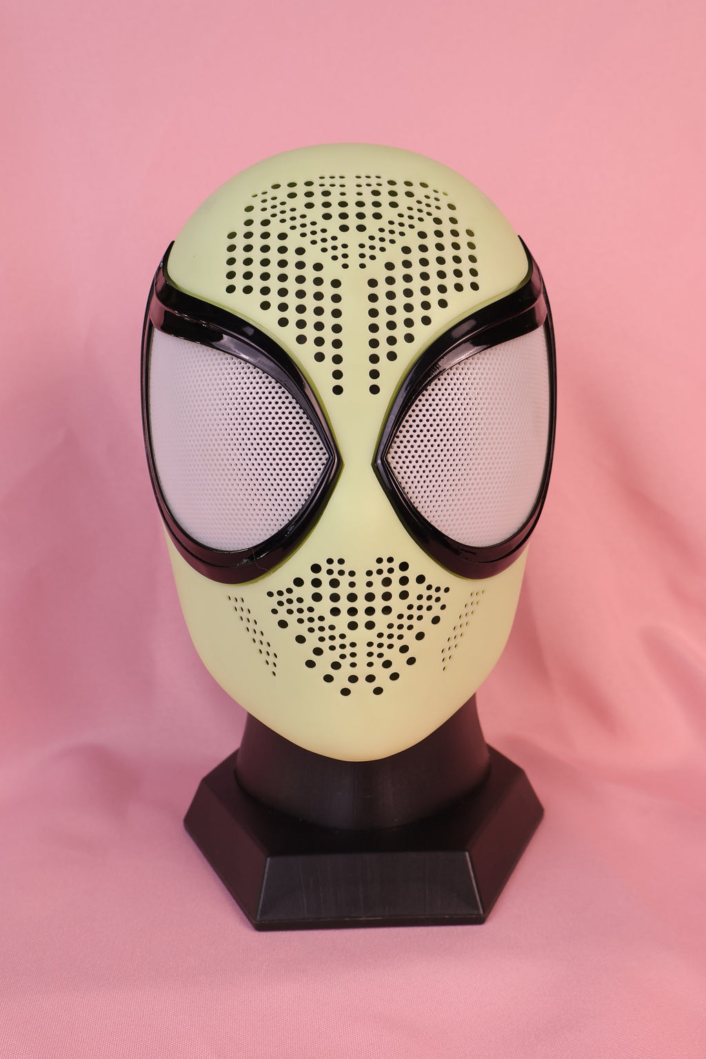 Custom Bold Tear-Drop Lens Spider Hood: PVC Faceshell, Personalized