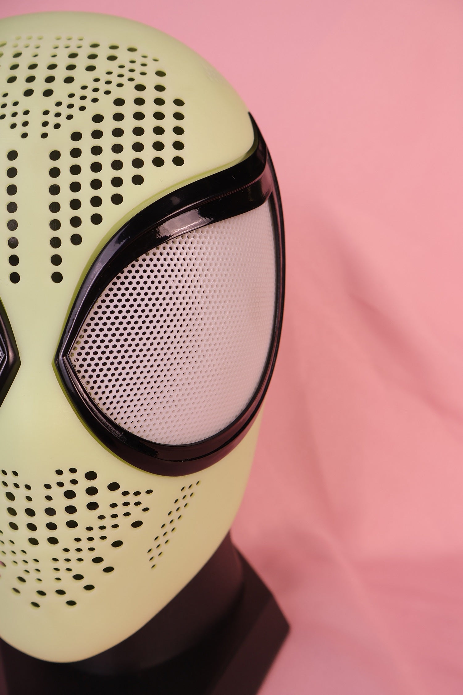 Custom Bold Tear-Drop Lens Spider Hood: PVC Faceshell, Personalized