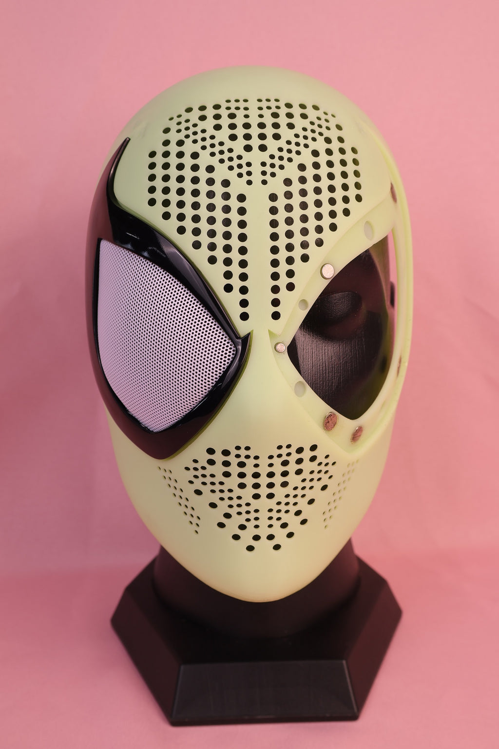 Custom Upswept Sharp Lens Spider Hood: PVC Faceshell, Personalized