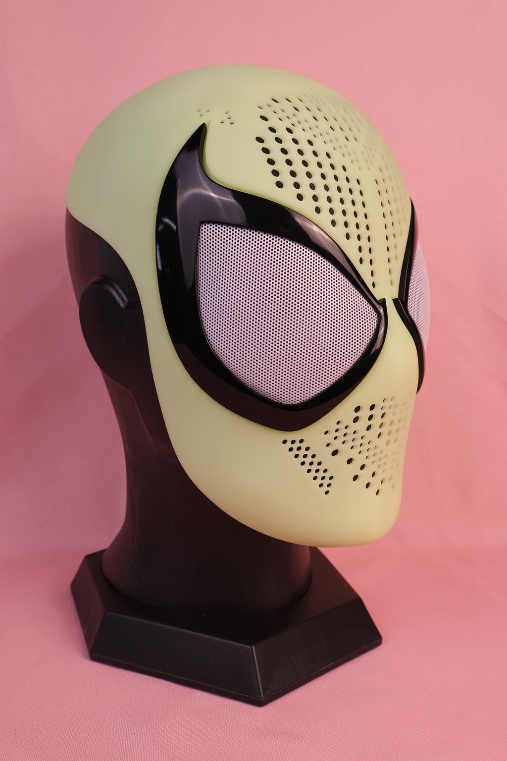 Custom Upswept Sharp Lens Spider Hood: PVC Faceshell, Personalized