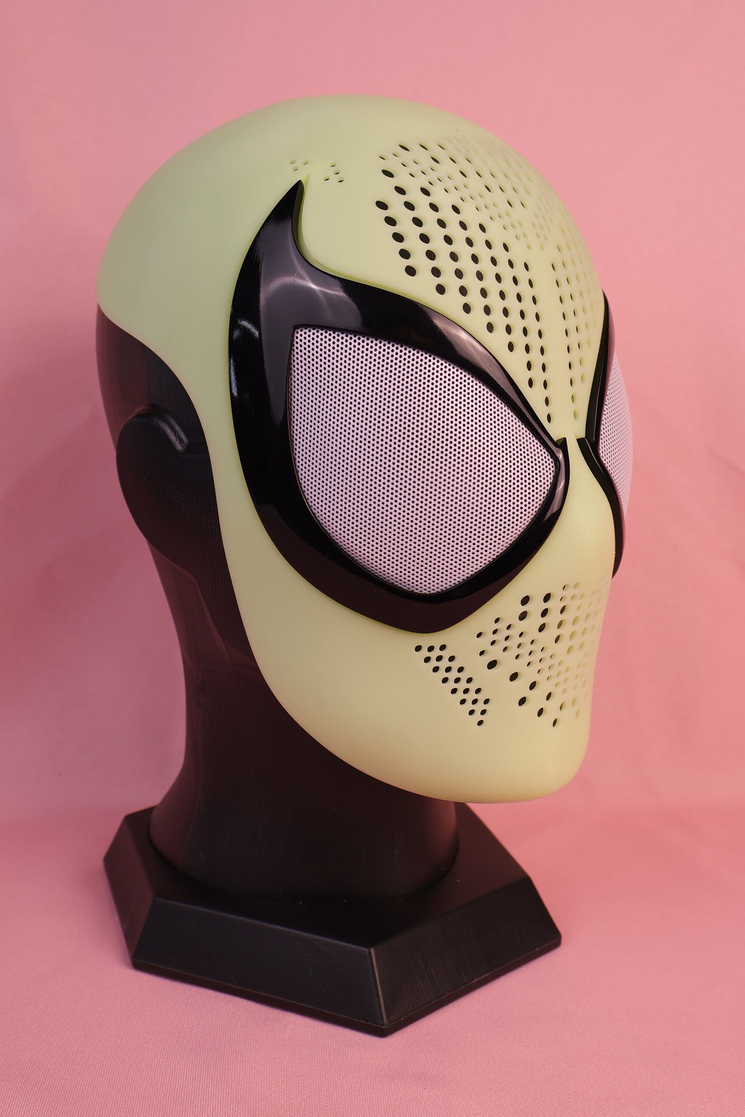 Custom Upswept Sharp Lens Spider Hood: PVC Faceshell, Personalized