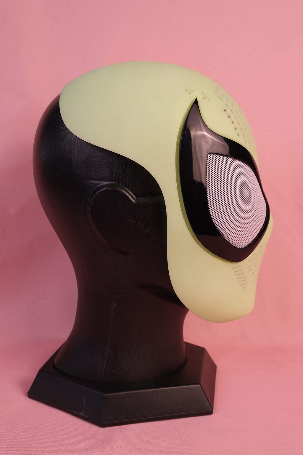 Custom Upswept Sharp Lens Spider Hood: PVC Faceshell, Personalized