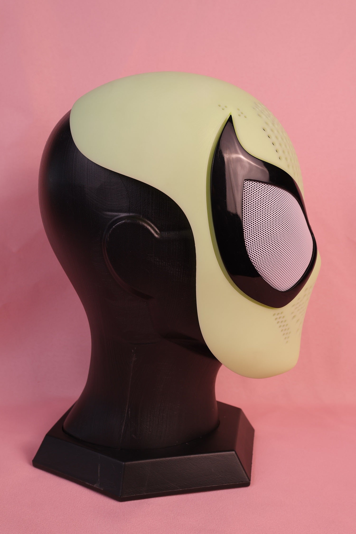 Custom Upswept Sharp Lens Spider Hood: PVC Faceshell, Personalized