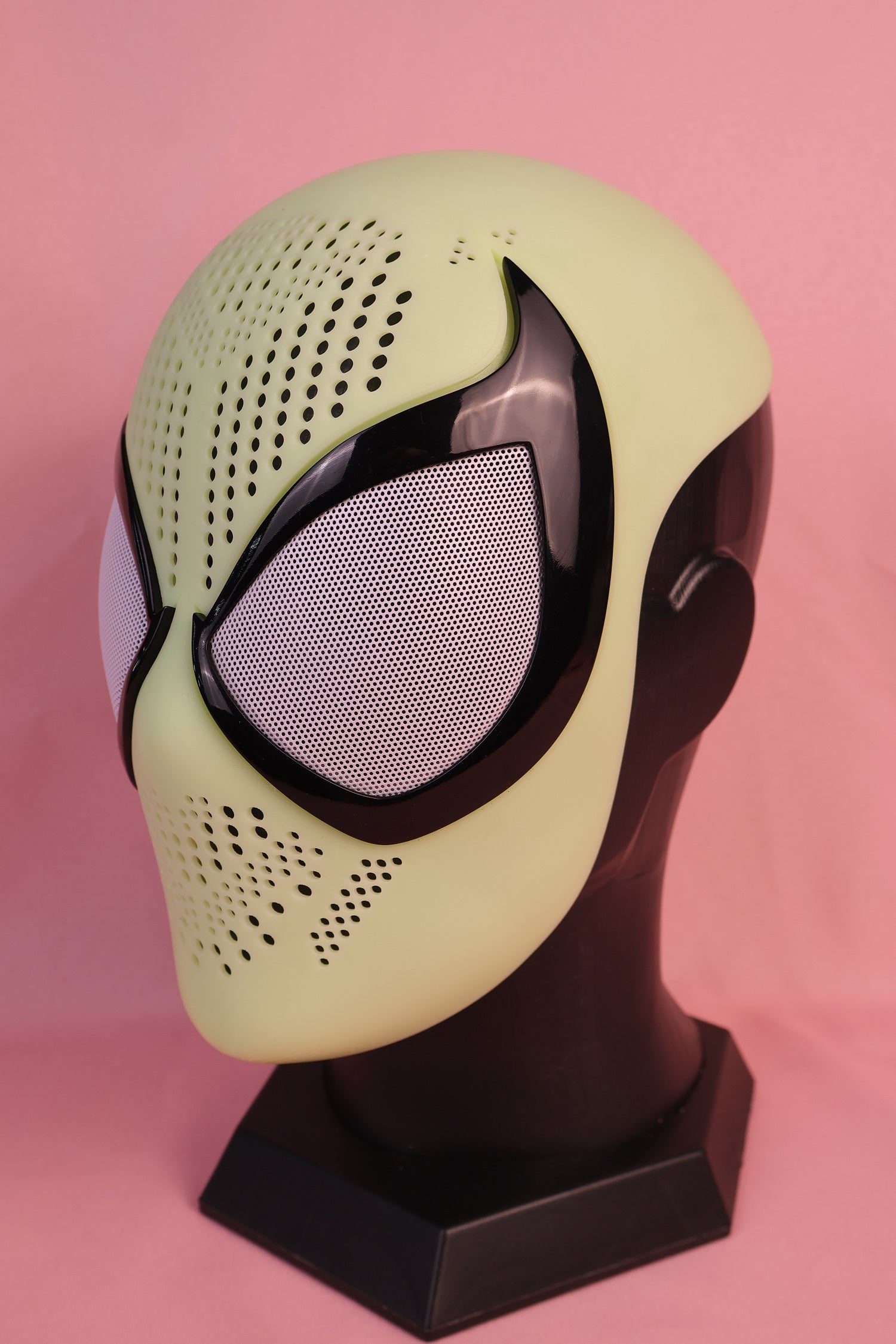 Custom Upswept Sharp Lens Spider Hood: PVC Faceshell, Personalized